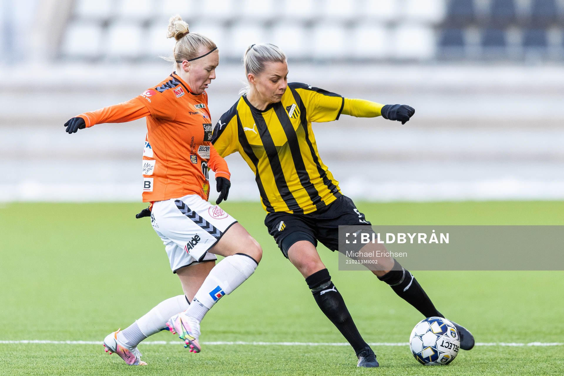 Kristianstads Jutta Rantala och HäckensLotta Ökvist