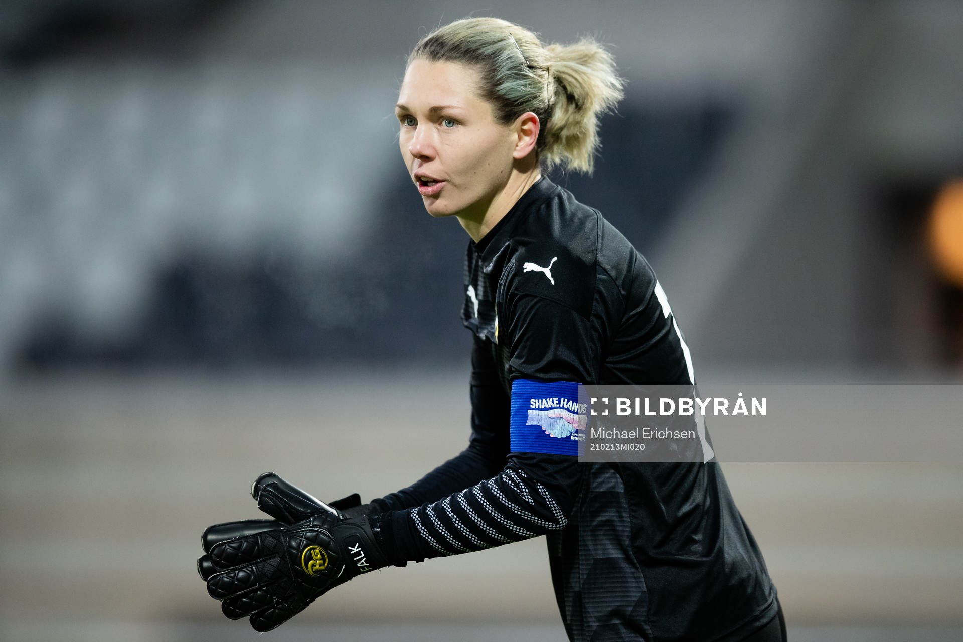 Häckens målvakt Jennifer Falk