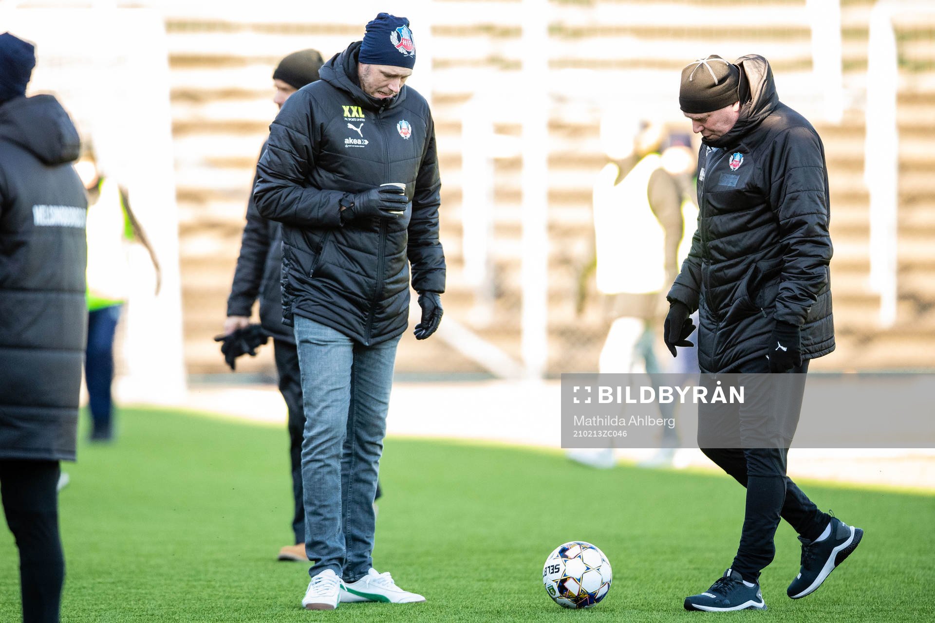 Helsingborgs Andreas Granqvist och tränare Jörgen
