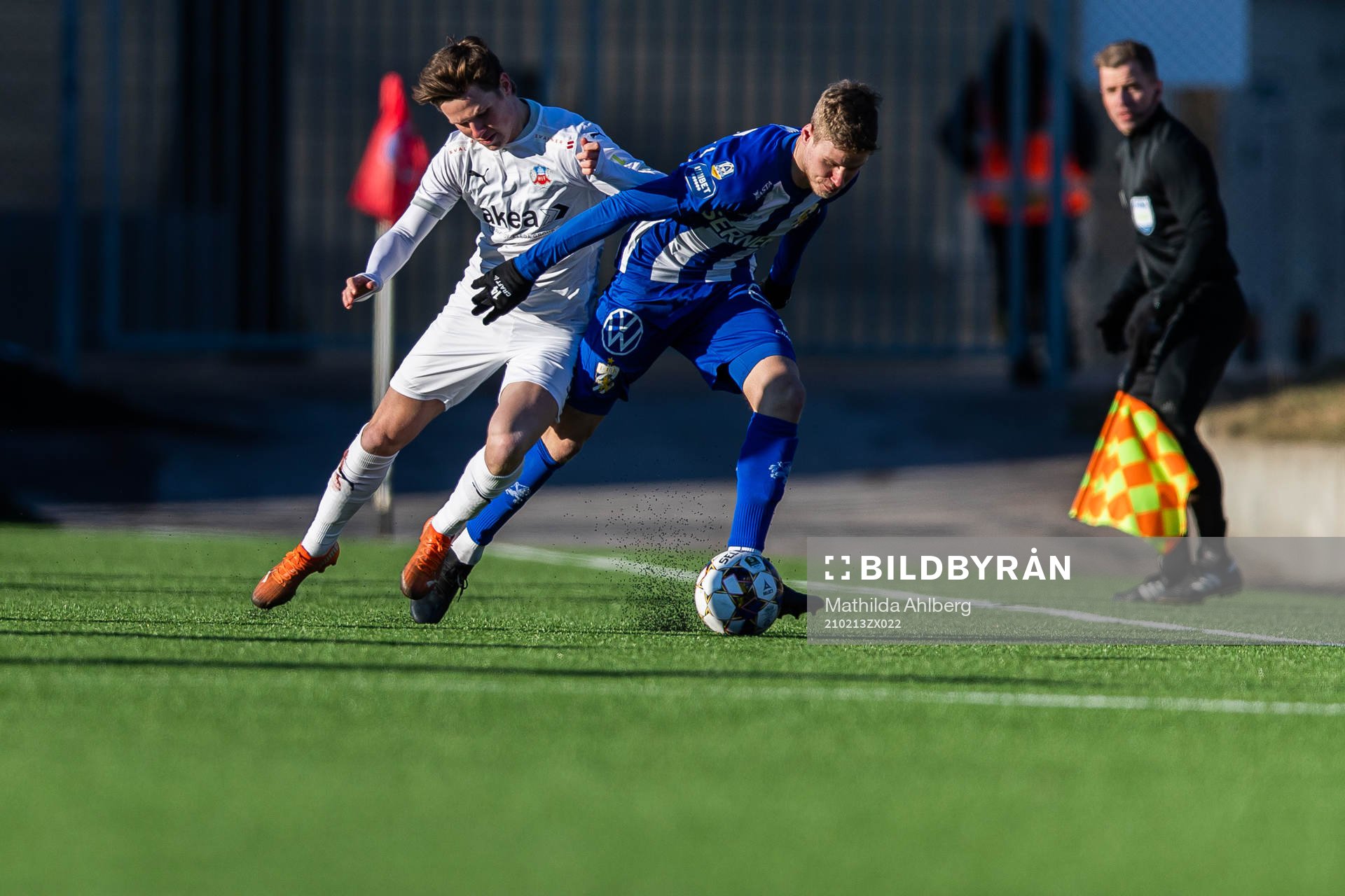 Helsingborgs Max Svensson och IFK Göteborg Gustaf Norlin