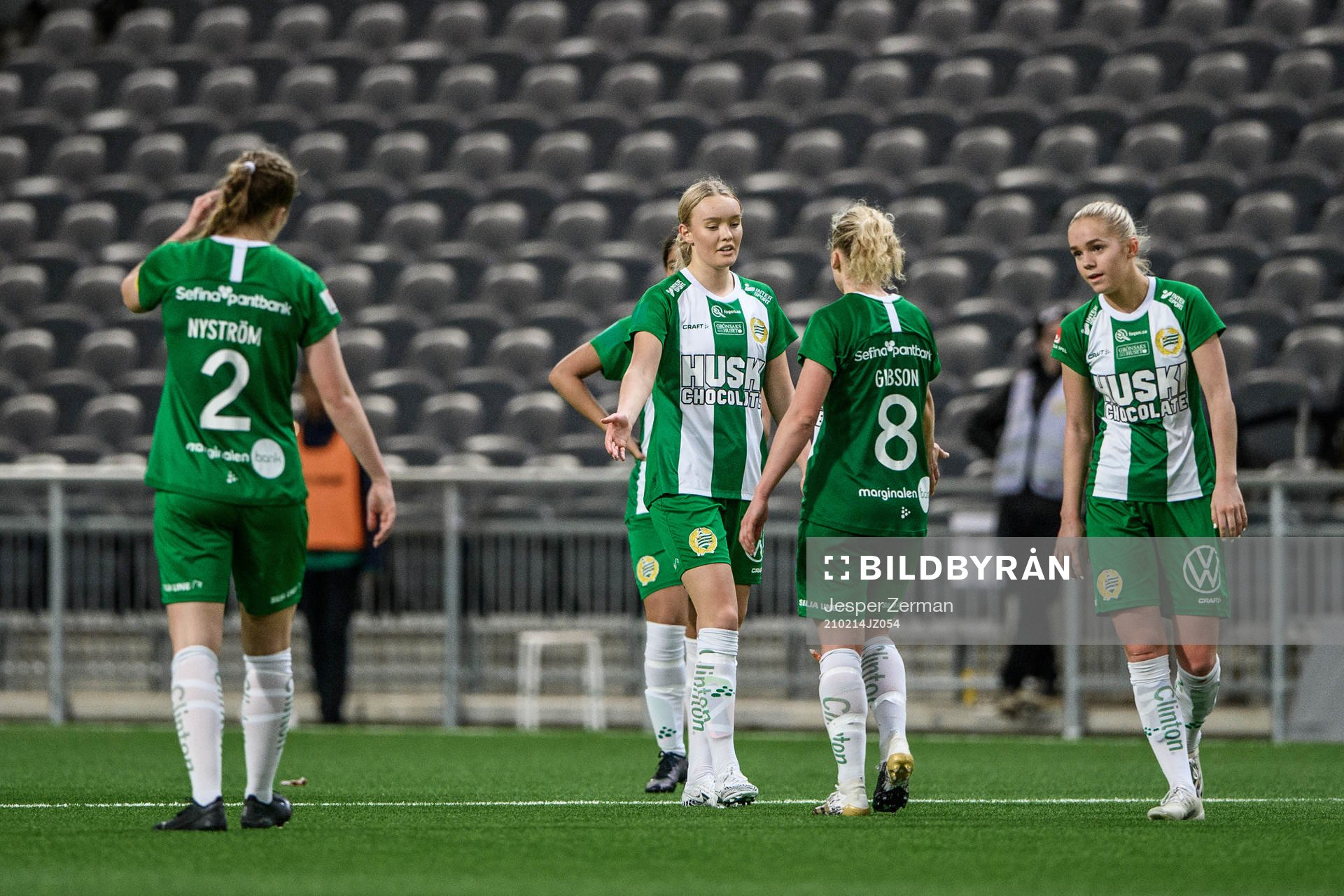 Hammarbys Ellika Holmberg och Ellen Gibson