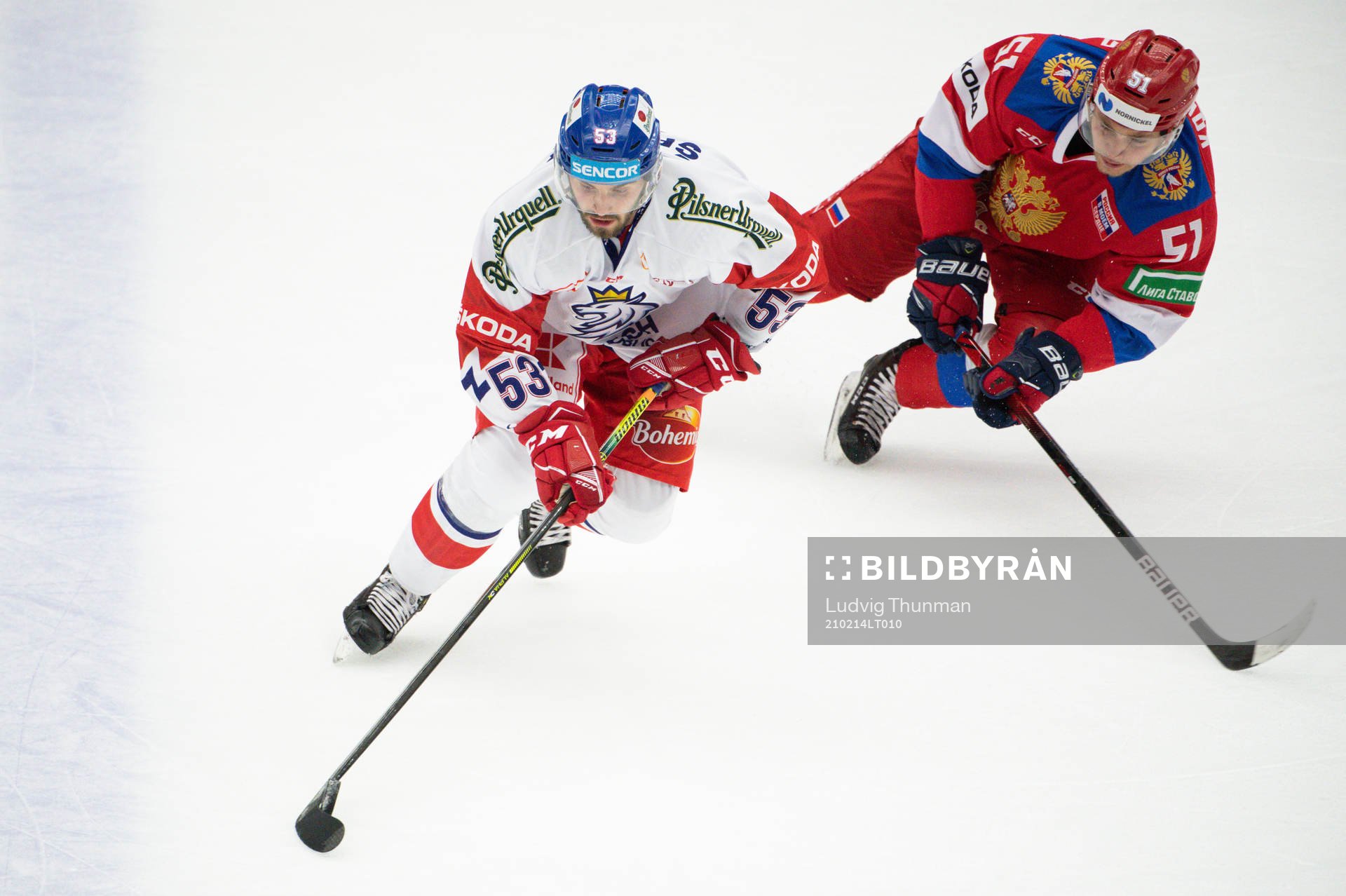 Michael Spacek of Czech Republic and Nikolai Kovalenko of