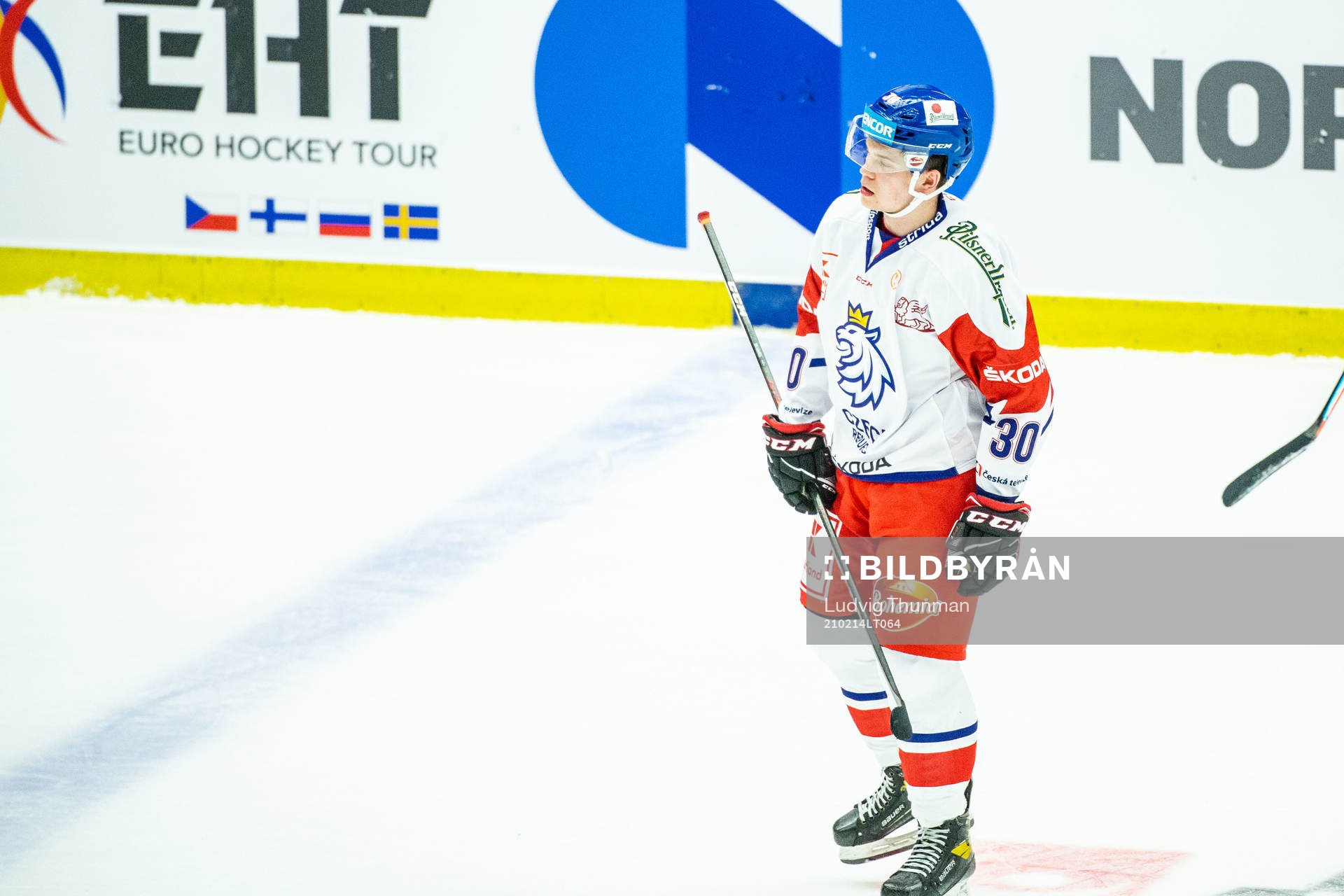 Matej Blumel of Czech Republic looks dejected