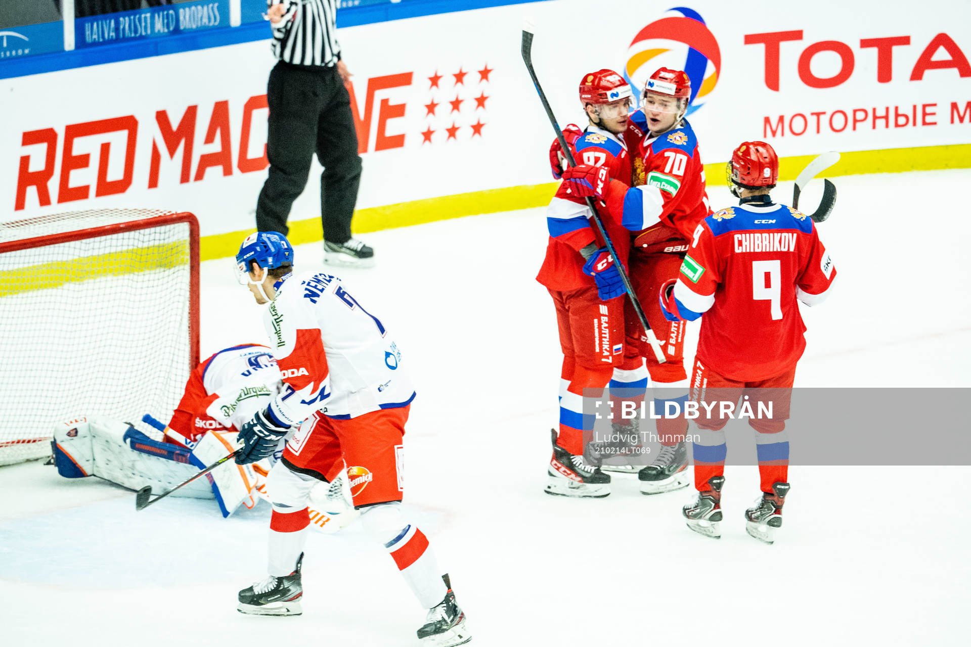 Zakhar Bardakov, Vasily Podkolzin and Nikita Chibrikov of