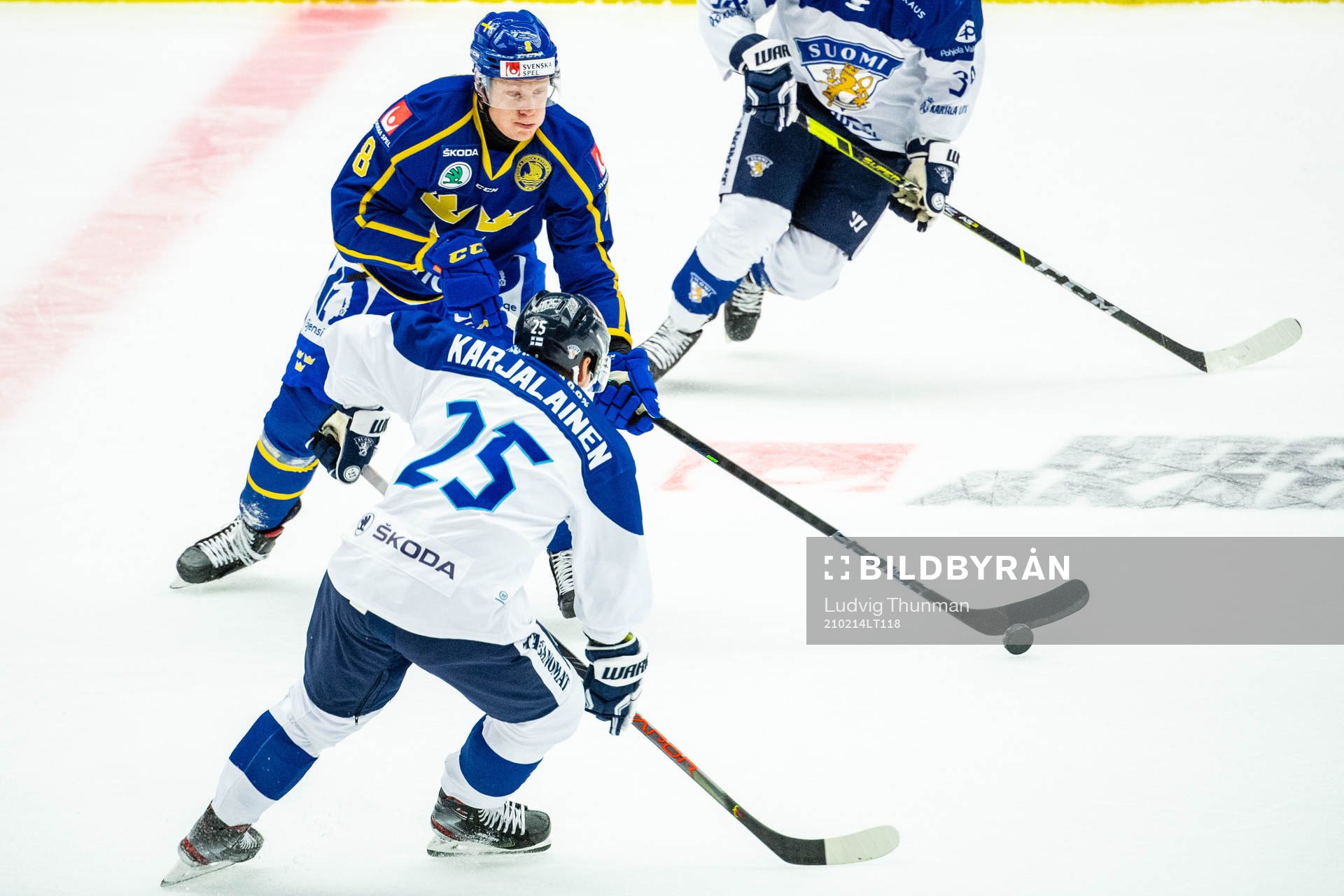 Fredrik Olofsson of Sweden and Jere Karjalainen of Finland