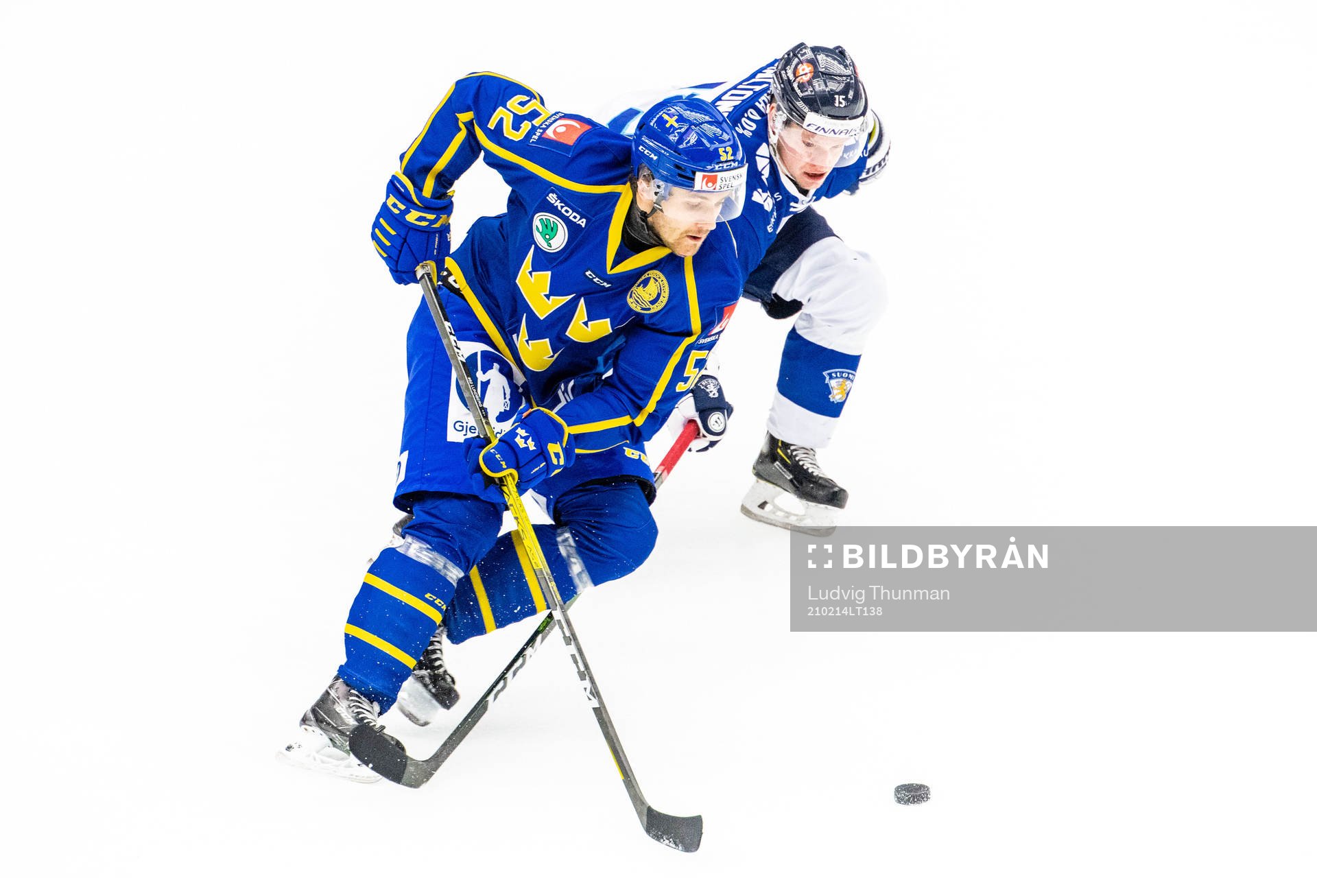 Arvid Lundberg of Sweden and Miro Aaltonen of Finland