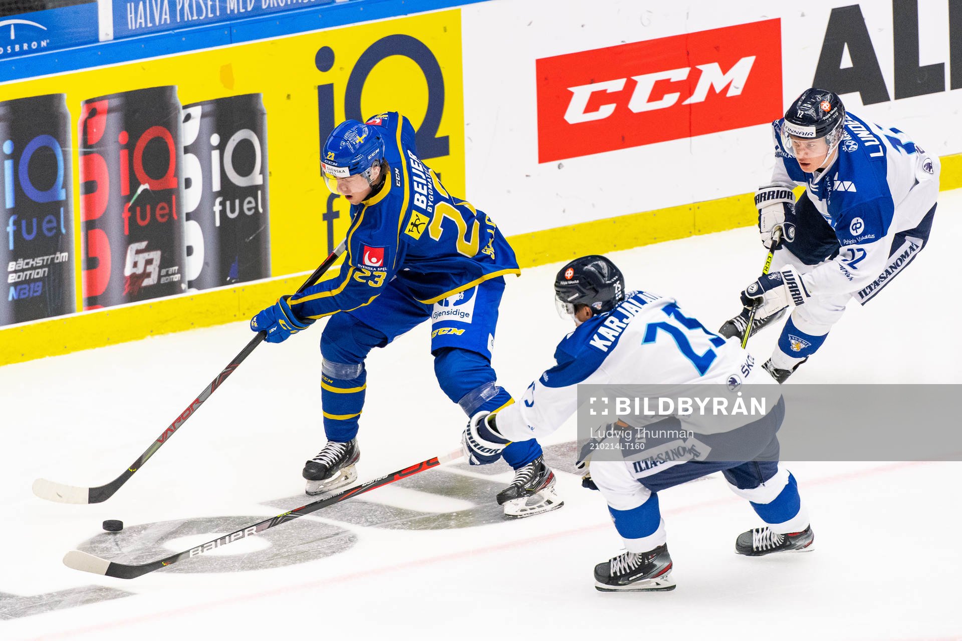 Jesper Sellgren of Sweden and Jere Karjalainen of Finland