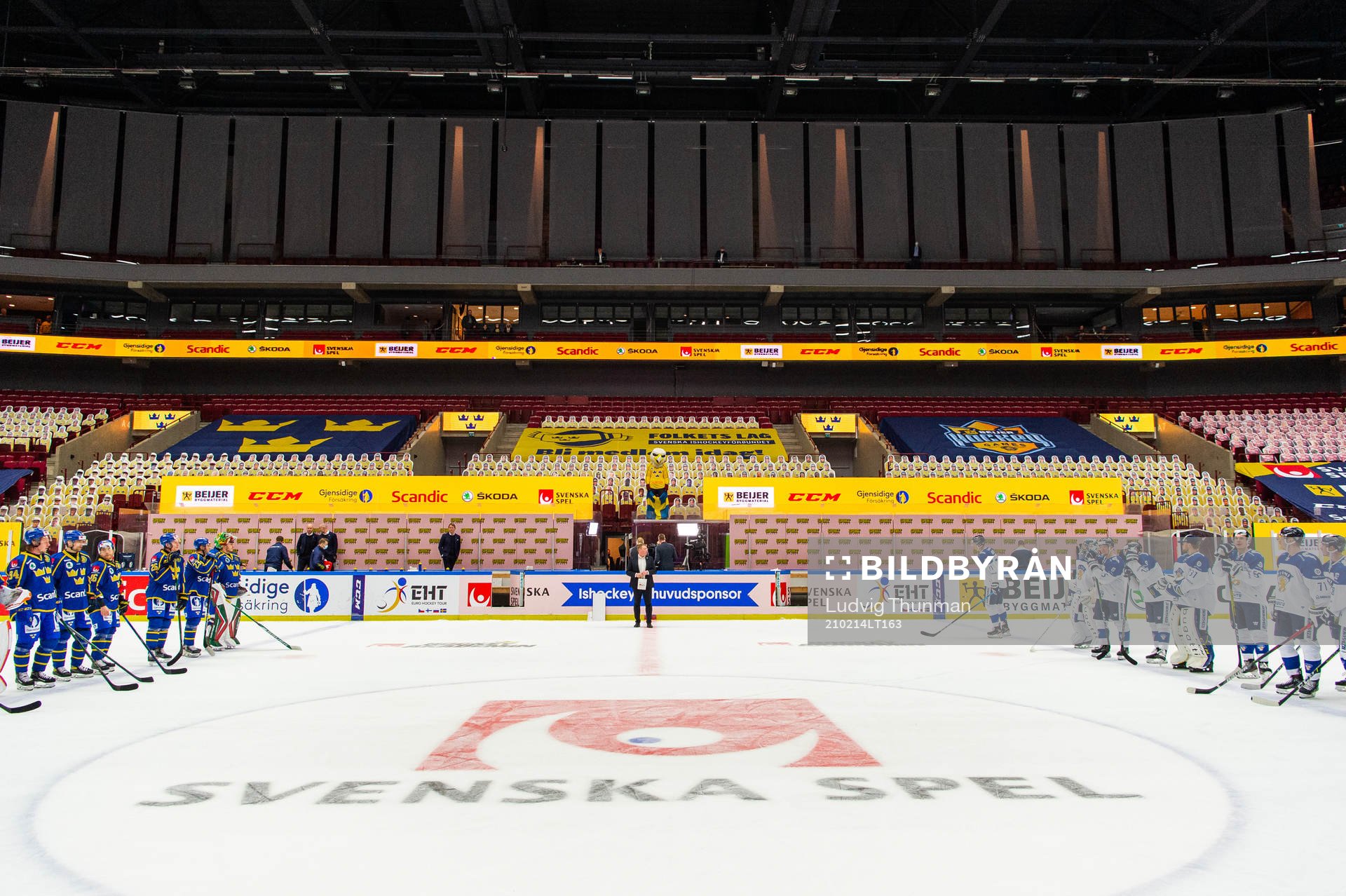 Interior view of Malmö Arena
