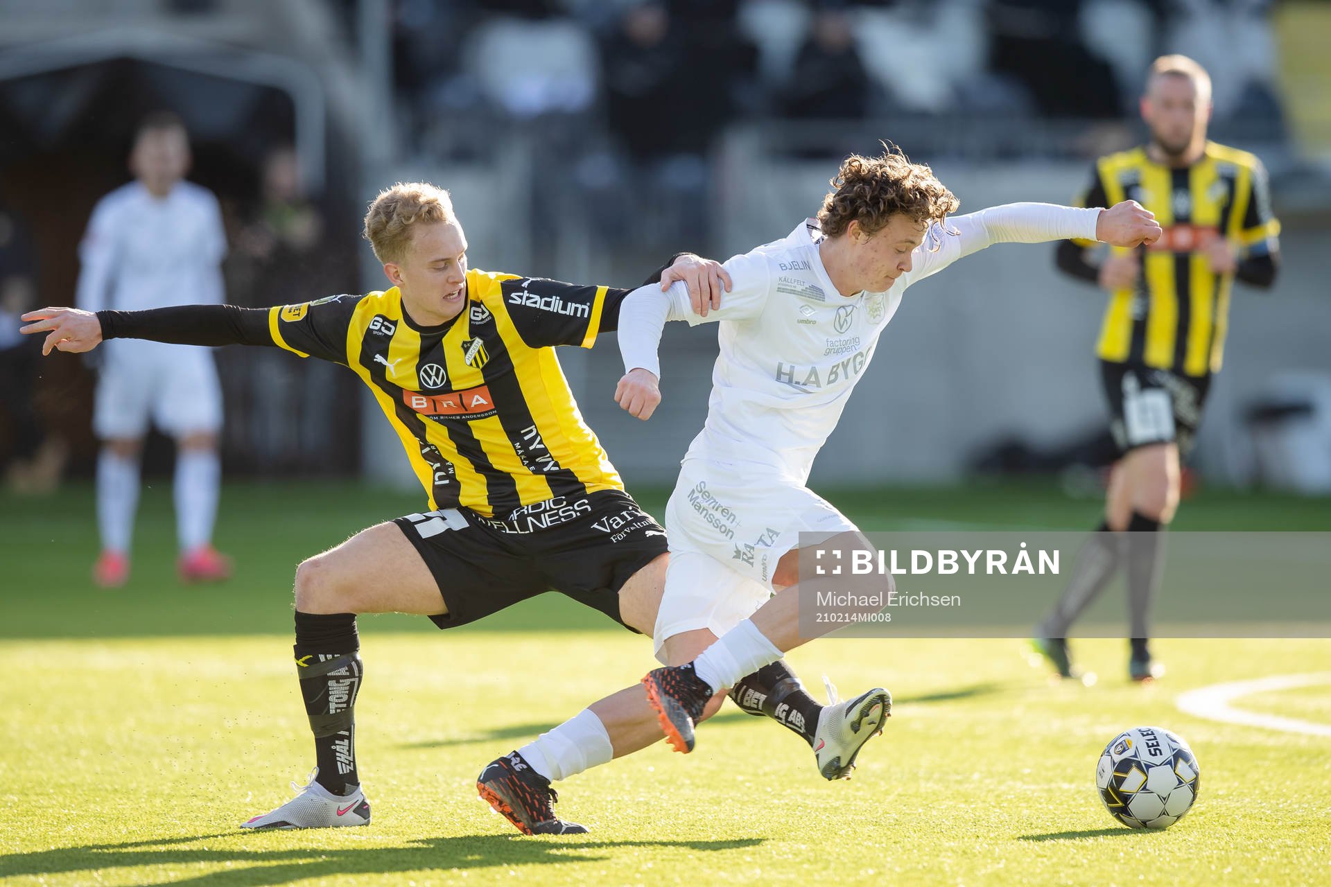 Häckens Gustav Berggren och Örgrytes Herman Sjögrell