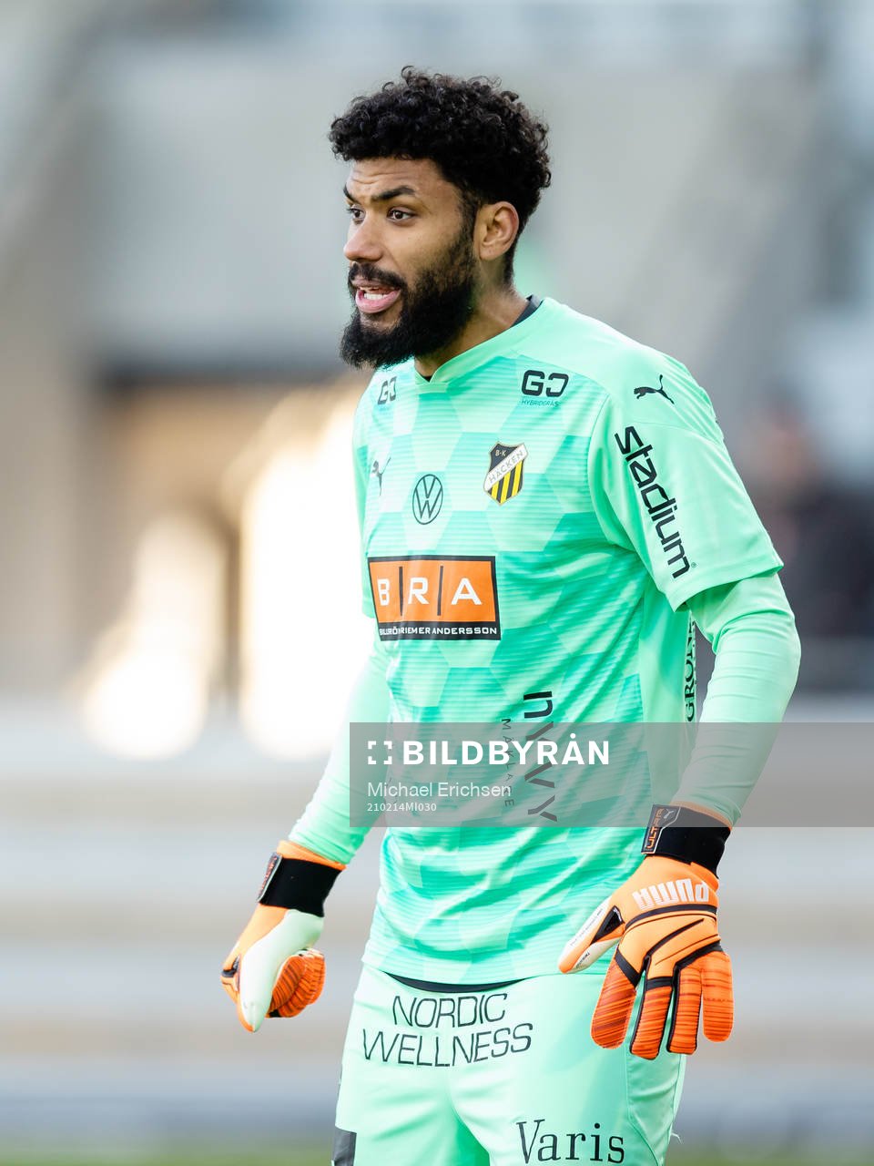Häckens målvakt Jonathan Ursin Rasheed