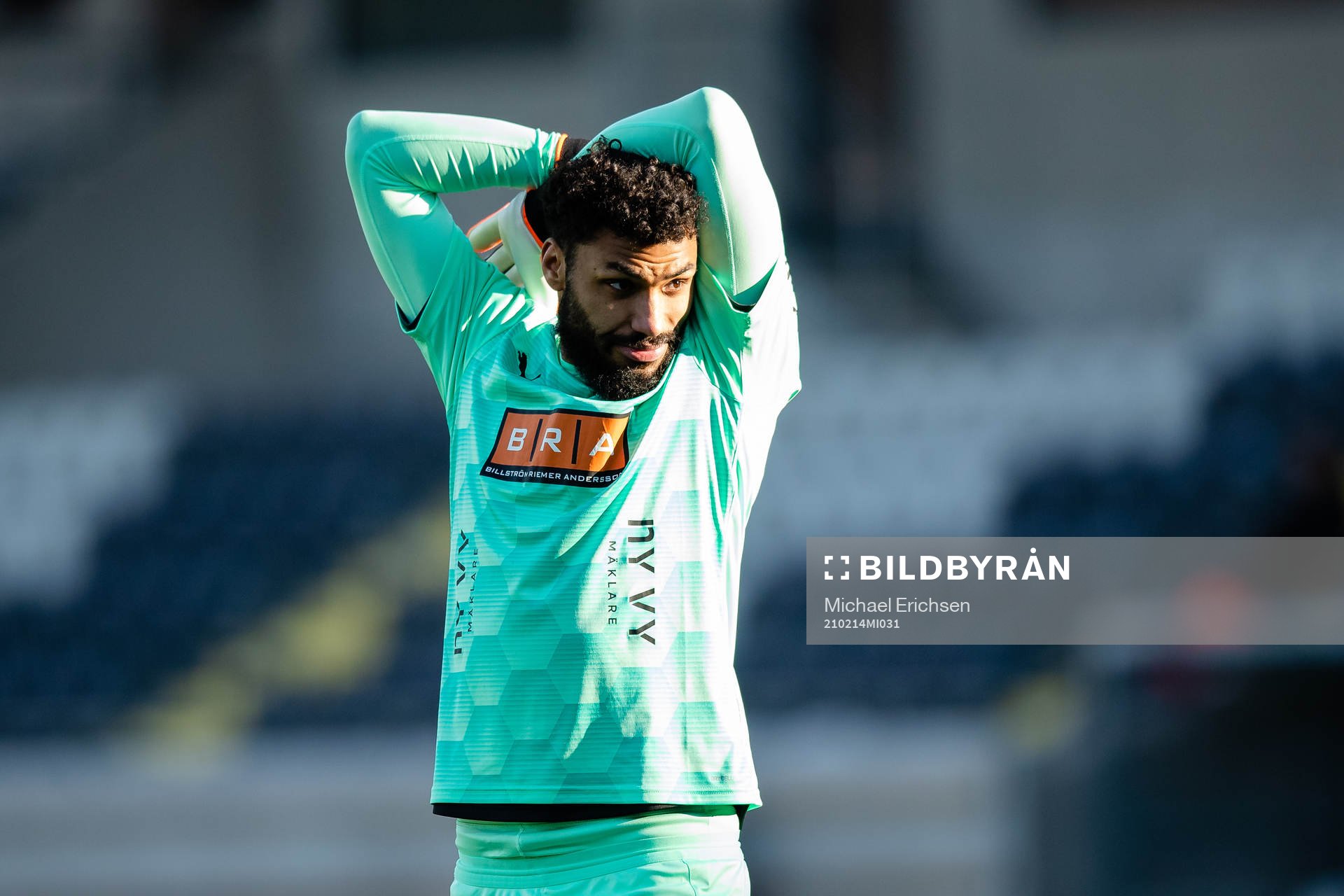 Häckens målvakt Jonathan Ursin Rasheed