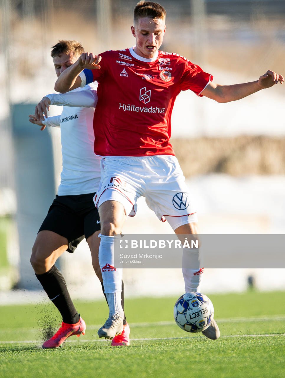 Landskronas Oscar Petersson och Kalmars Elias Olsson