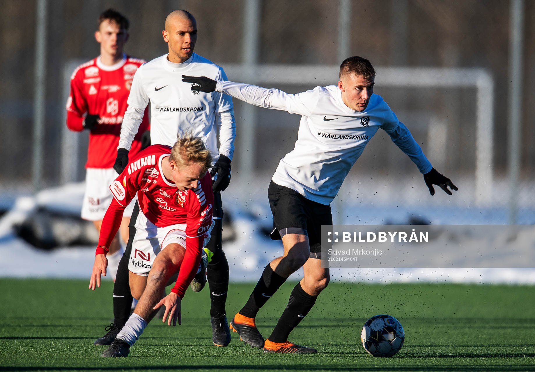 Landskronas Melker Heier och Kalmars Alex Mortensen