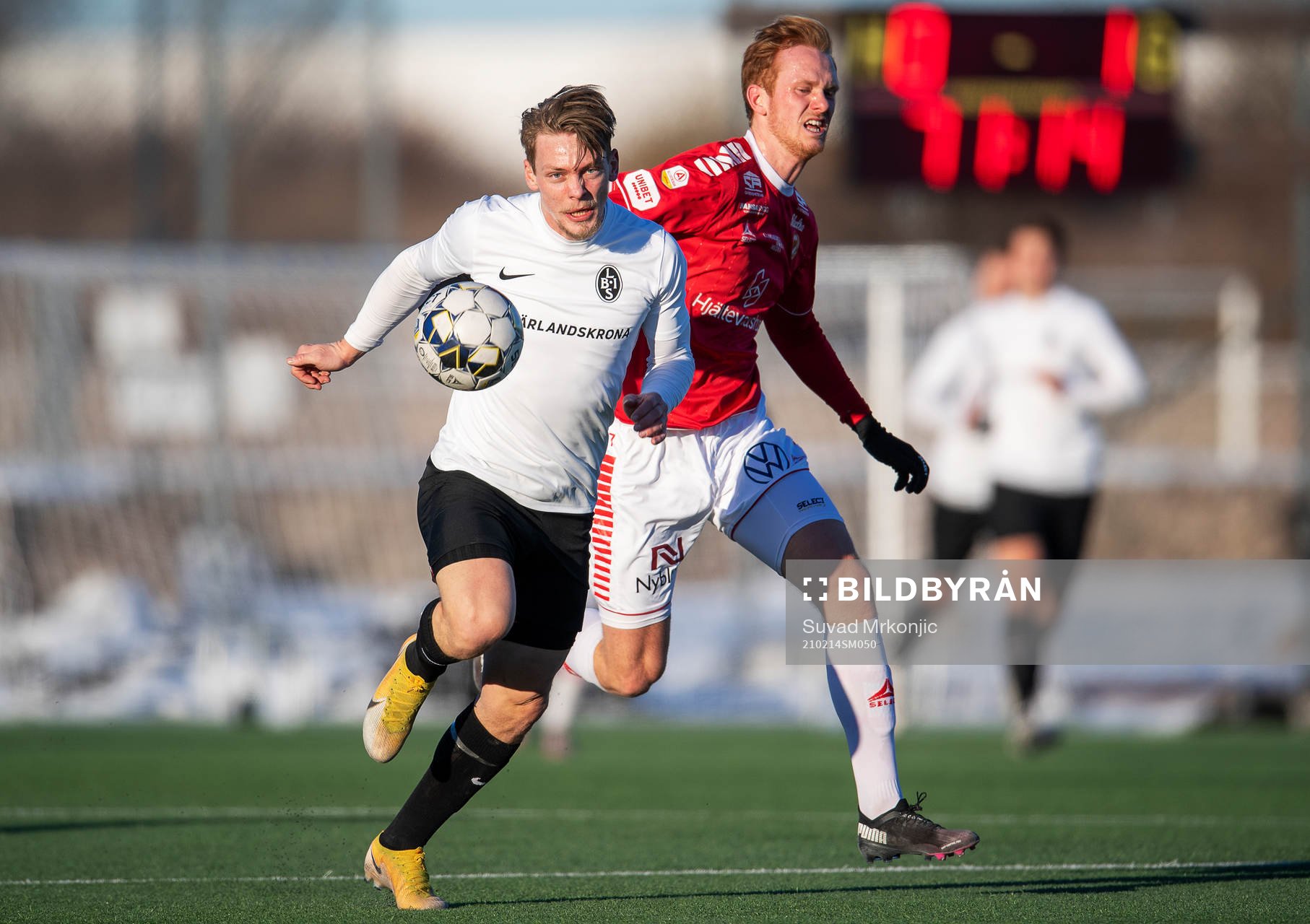 Landskronas Robin Hofsö och Kalmars Viktor Krüger