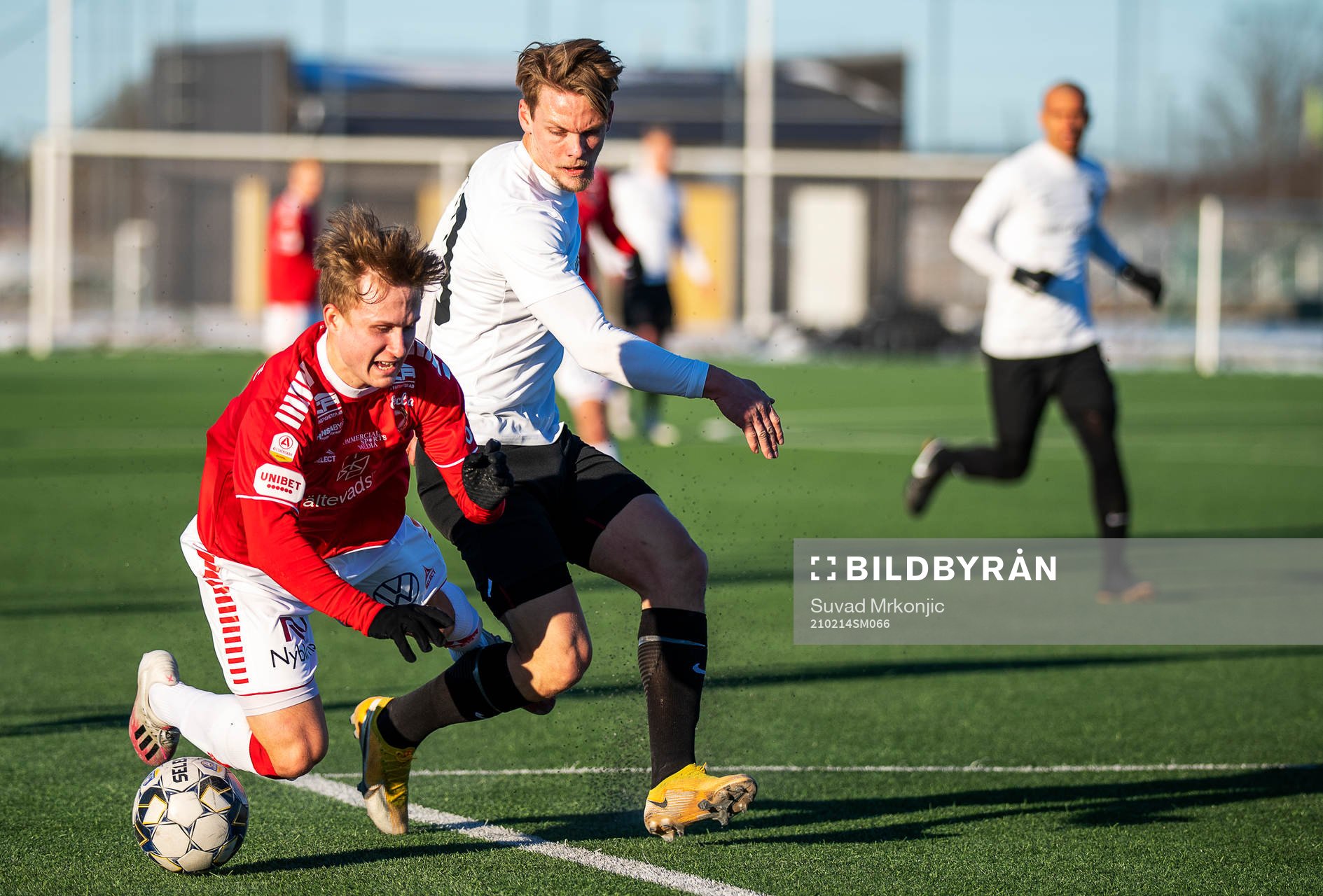 Landskronas Robin Hofsö och Kalmars Victor Backman