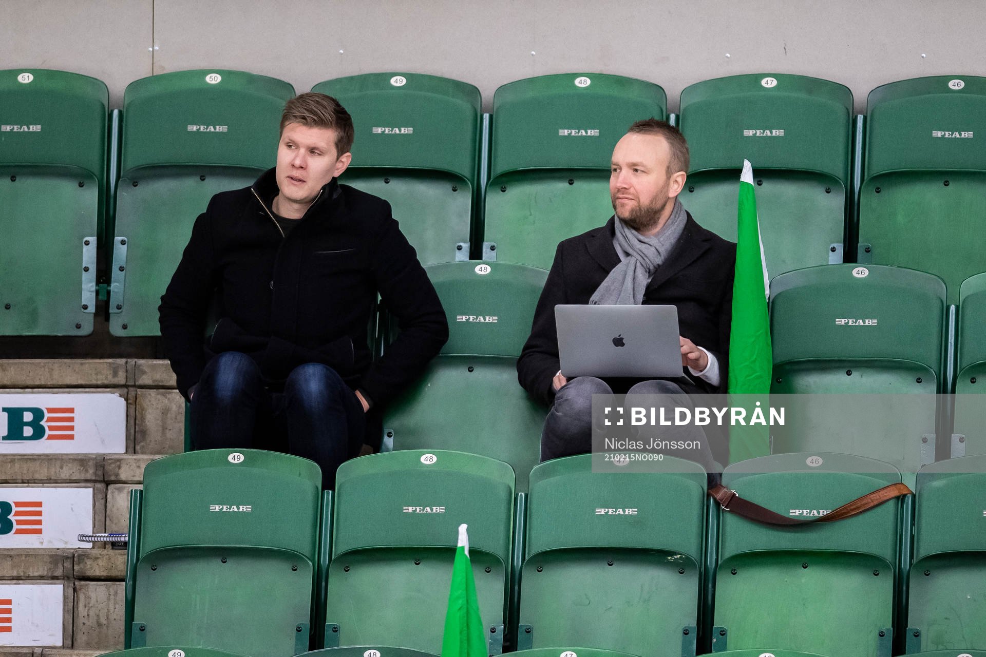 Helsingborgs Dagblads Biträdande sportchef Linus Ahlin och