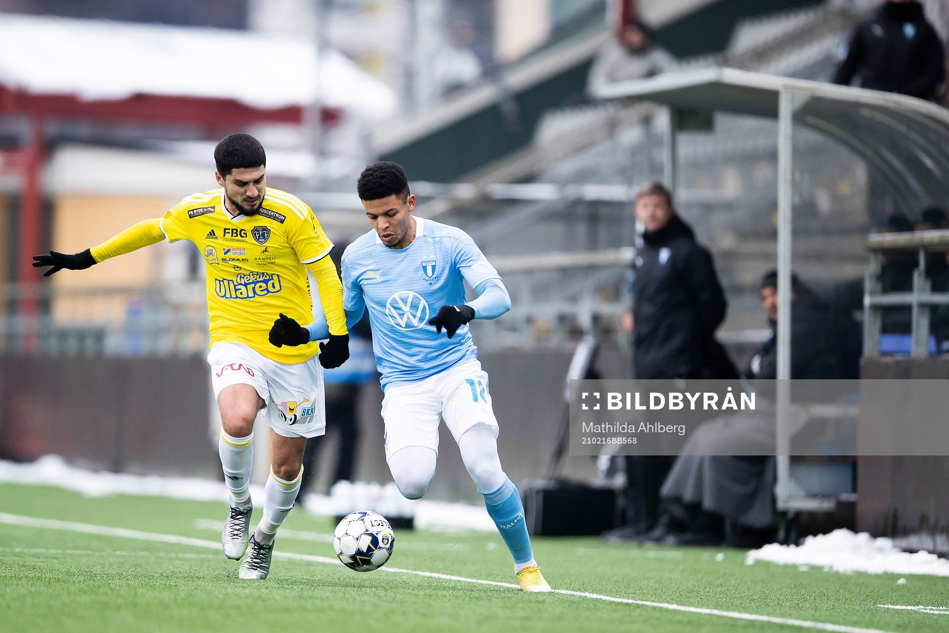 Falkenbergs Mahmut Özen och Malmö FFs Romain Gall