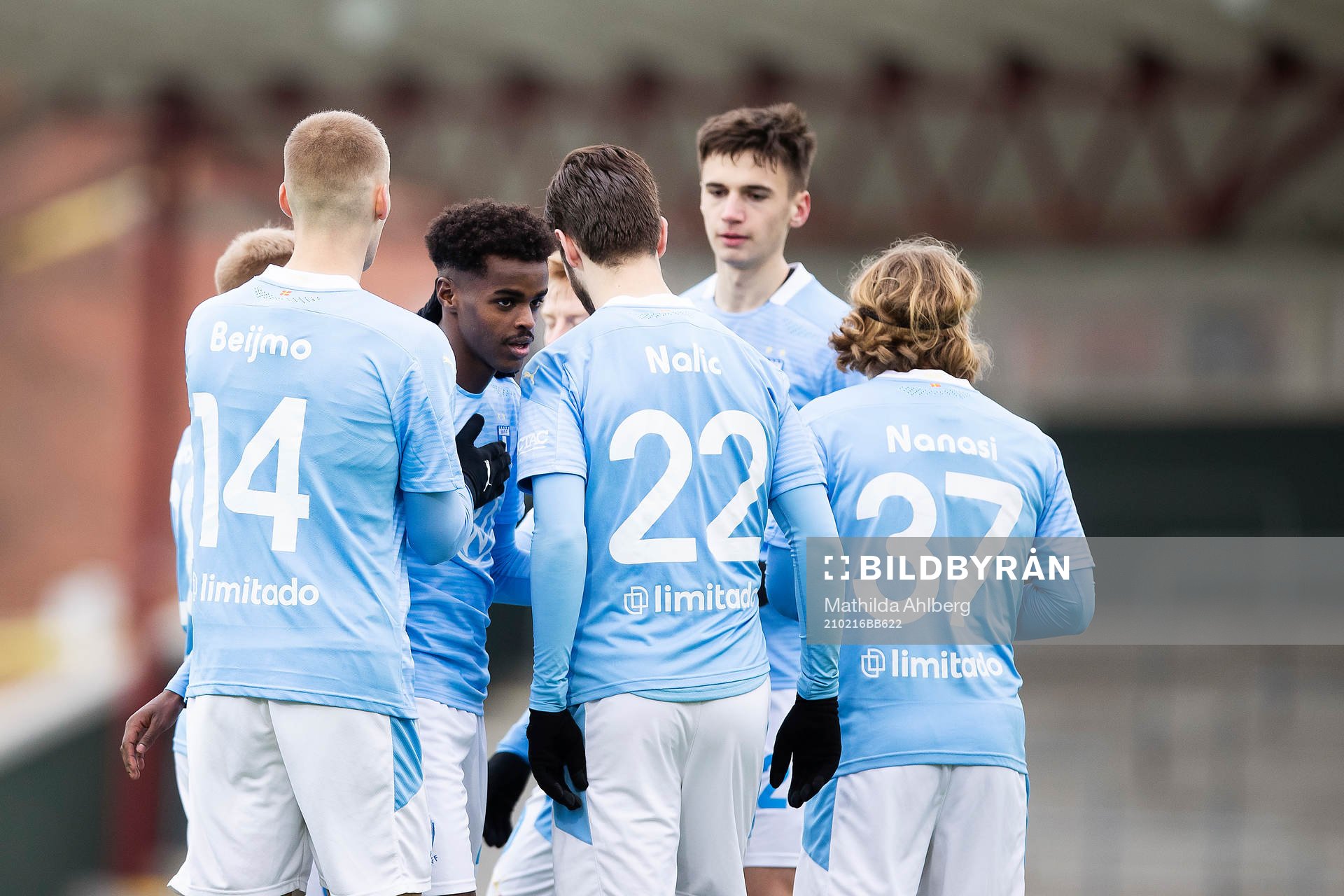 Malmö FFs Mubaarak Nuh jublar