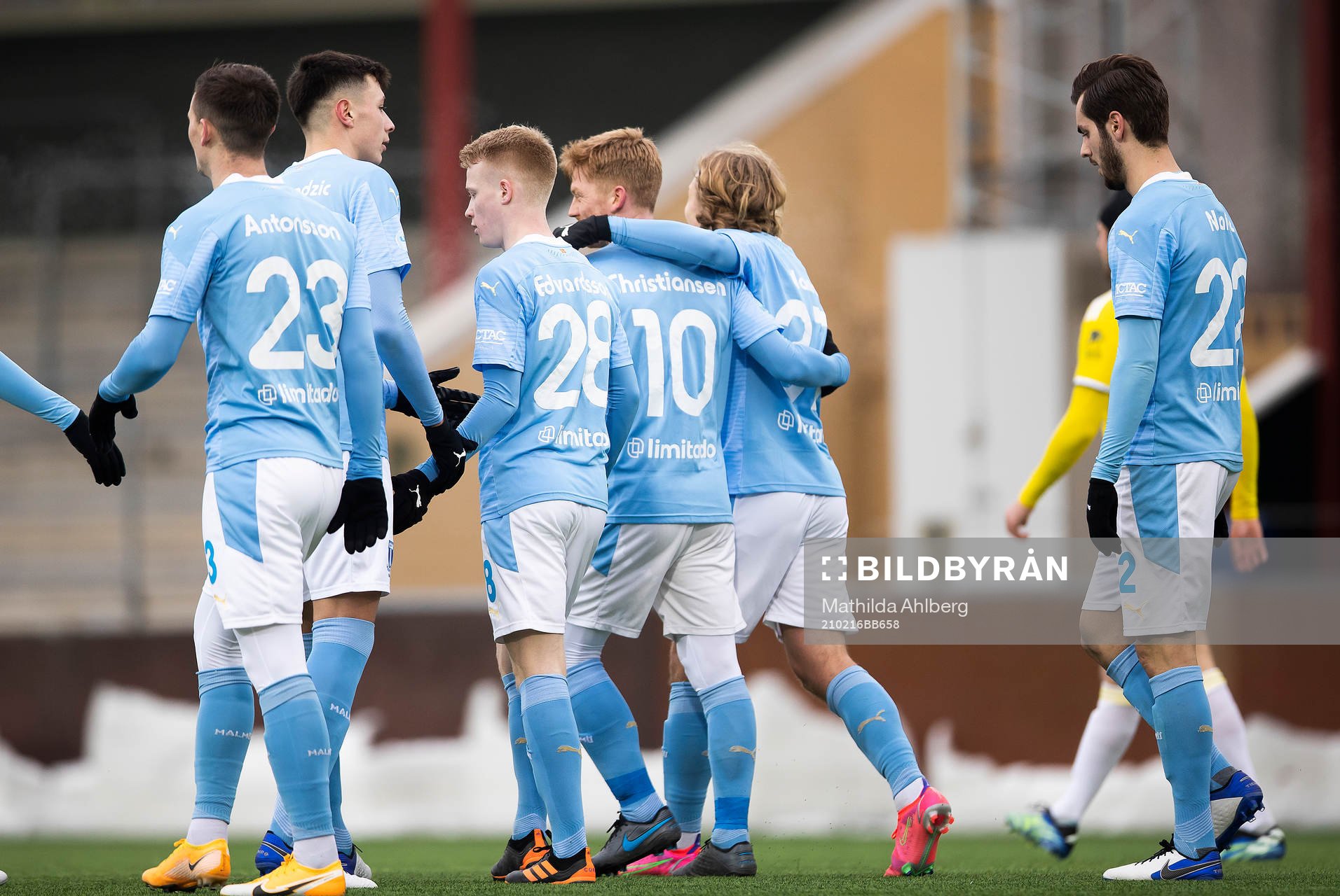 Malmö FFs Anders Christiansen jublar