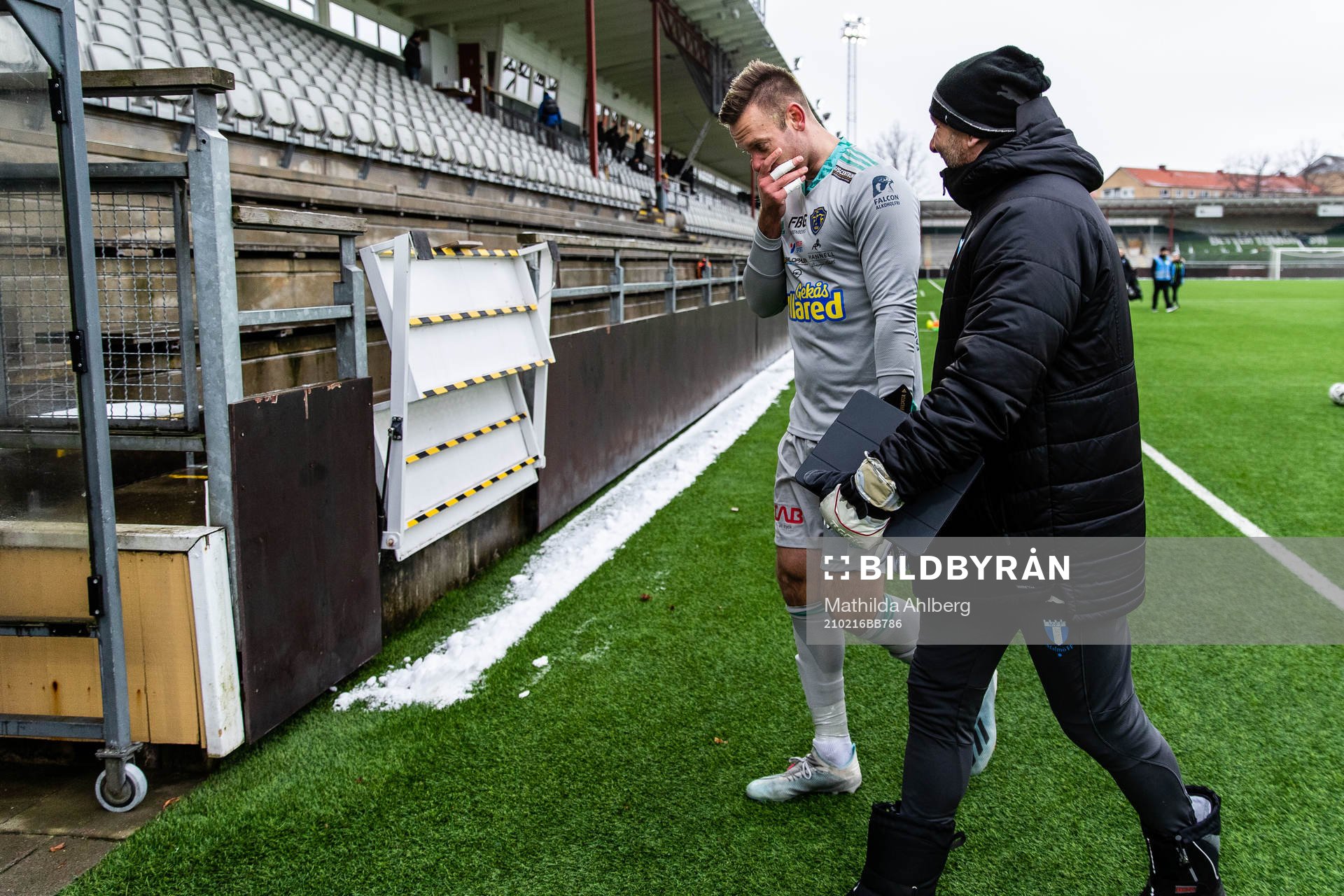 Falkenbergs målvakt Viktor Noring
