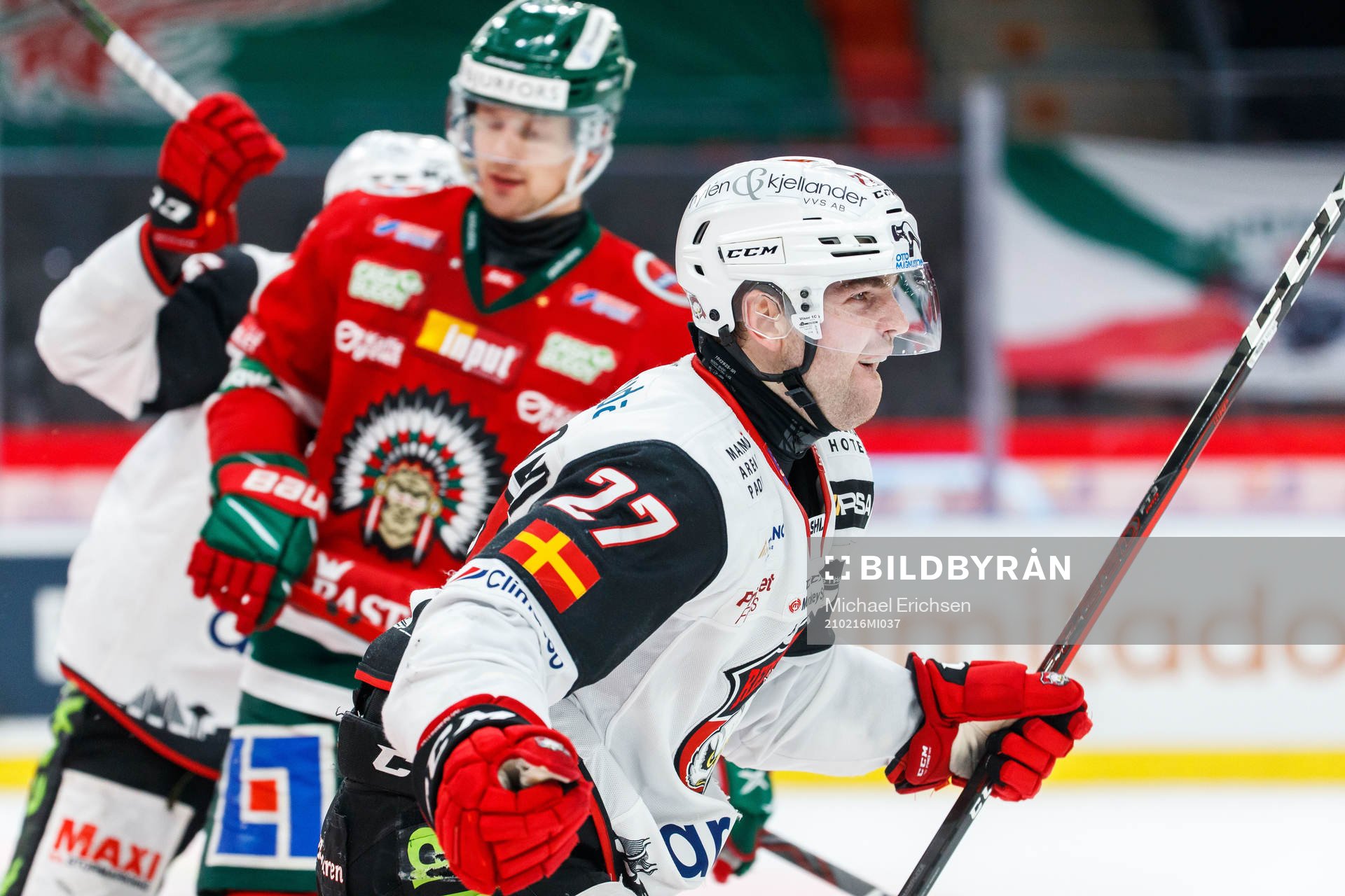 Malmö Redhawks Ponthus Westerholm jublar