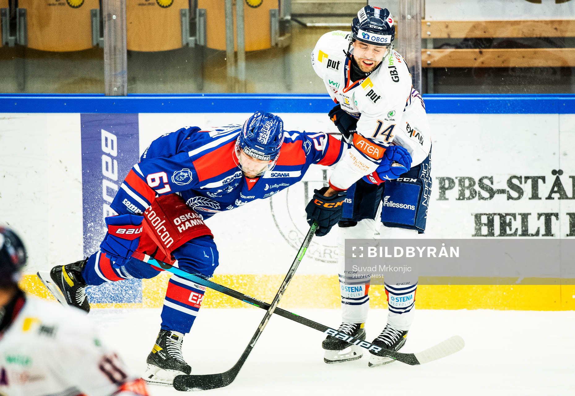 Oskarshamns Emil Wahlberg och Växjös Emil Pettersson