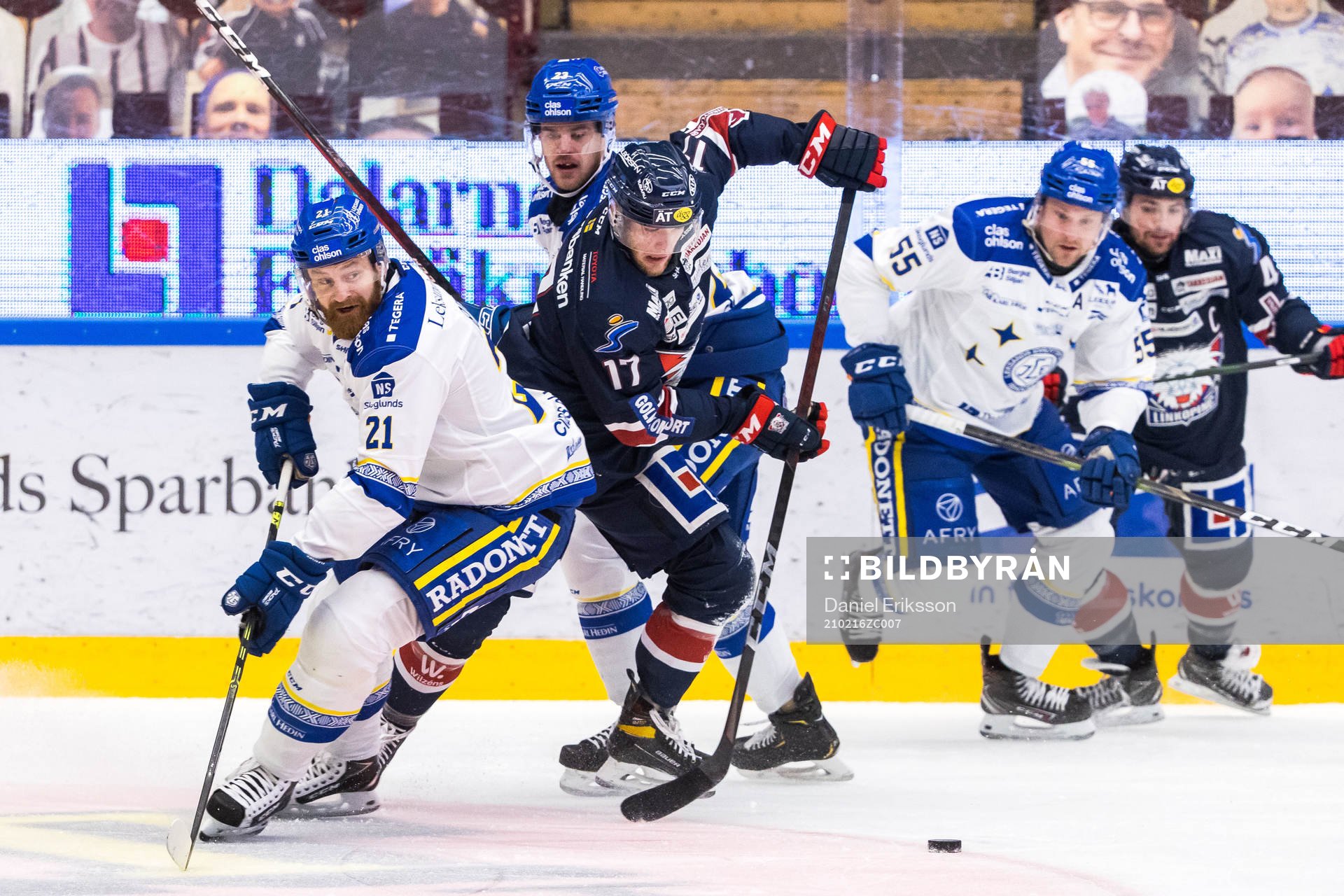 Leksands Mattias Ritola och Linköpings Niko Ojamäki