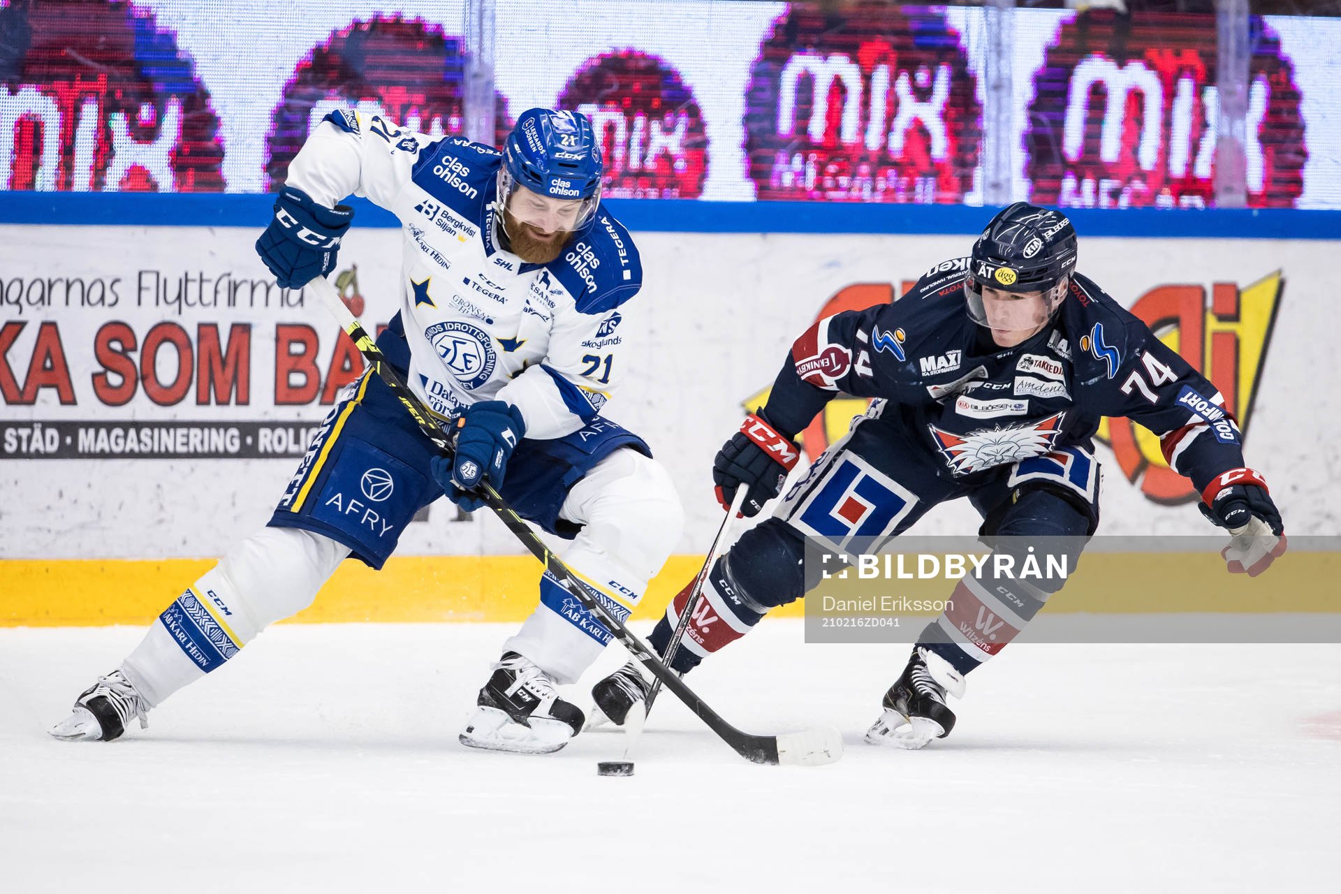 Leksands Mattias Ritola och Linköpings Petteri Nikkilä