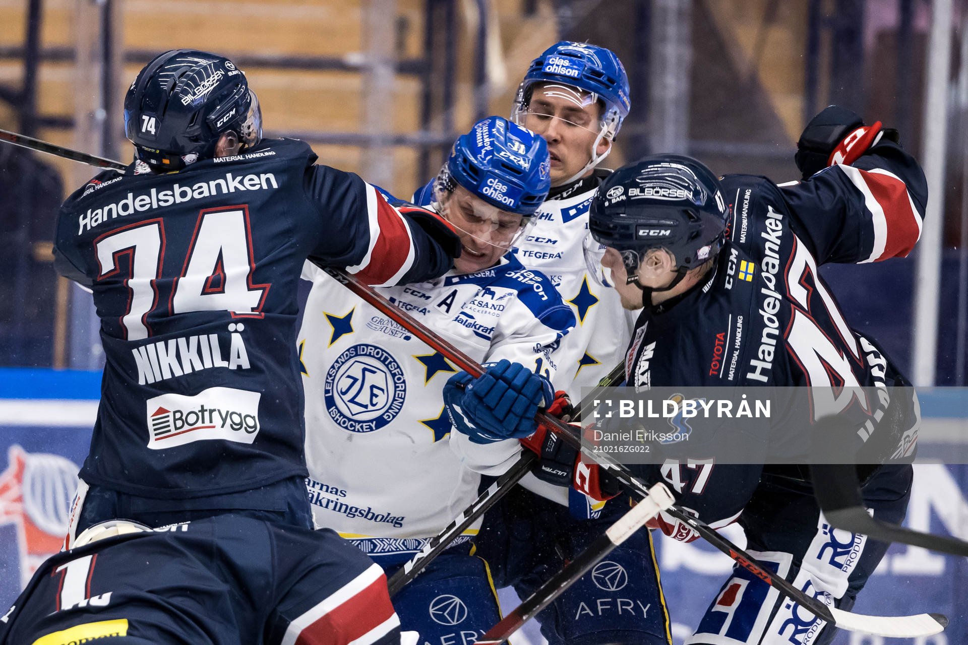 Linköpings Petteri Nikkilä och Leksands Martin Karlsson