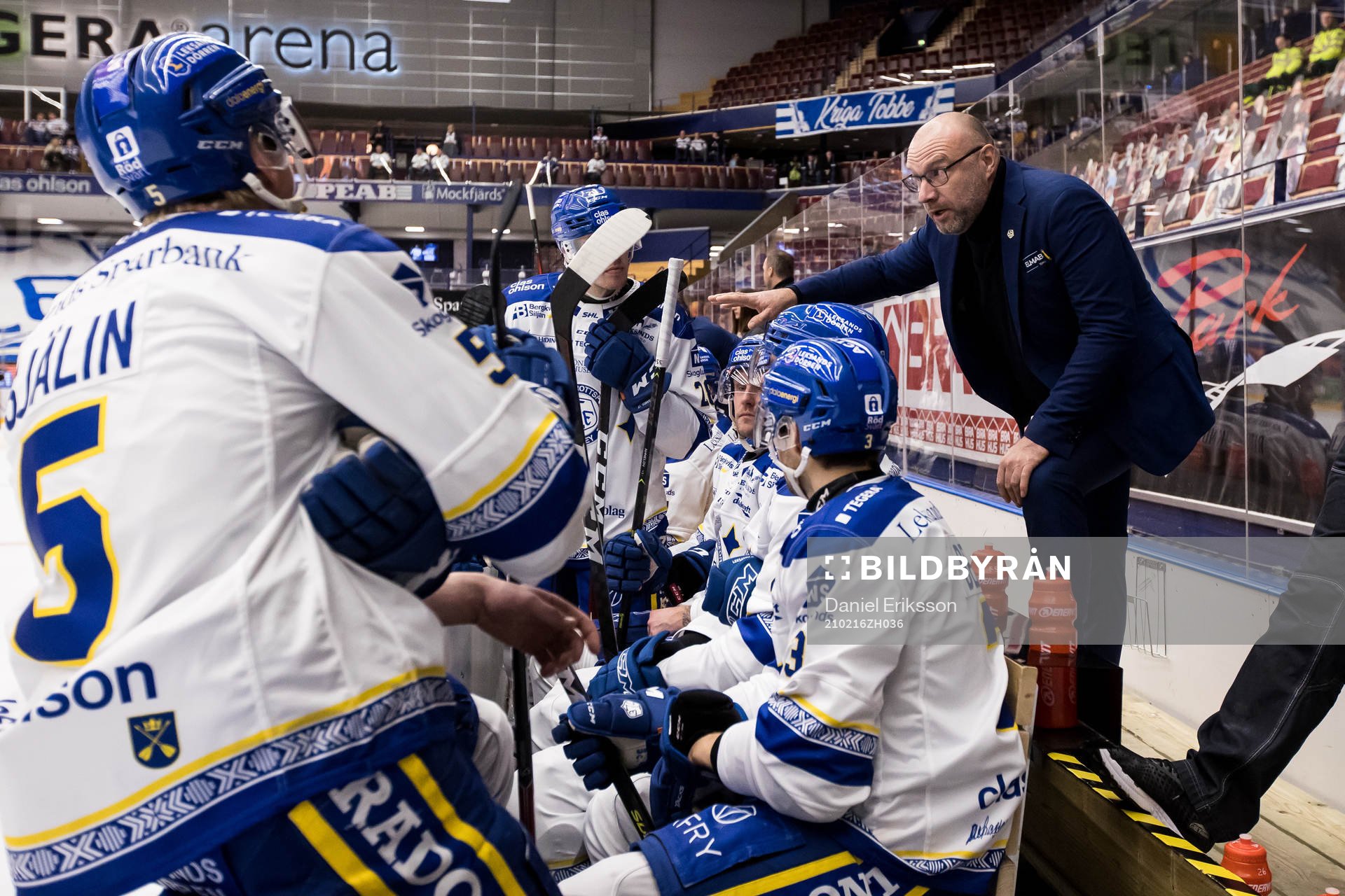 Leksands assisterande tränare Fredrik Hallberg