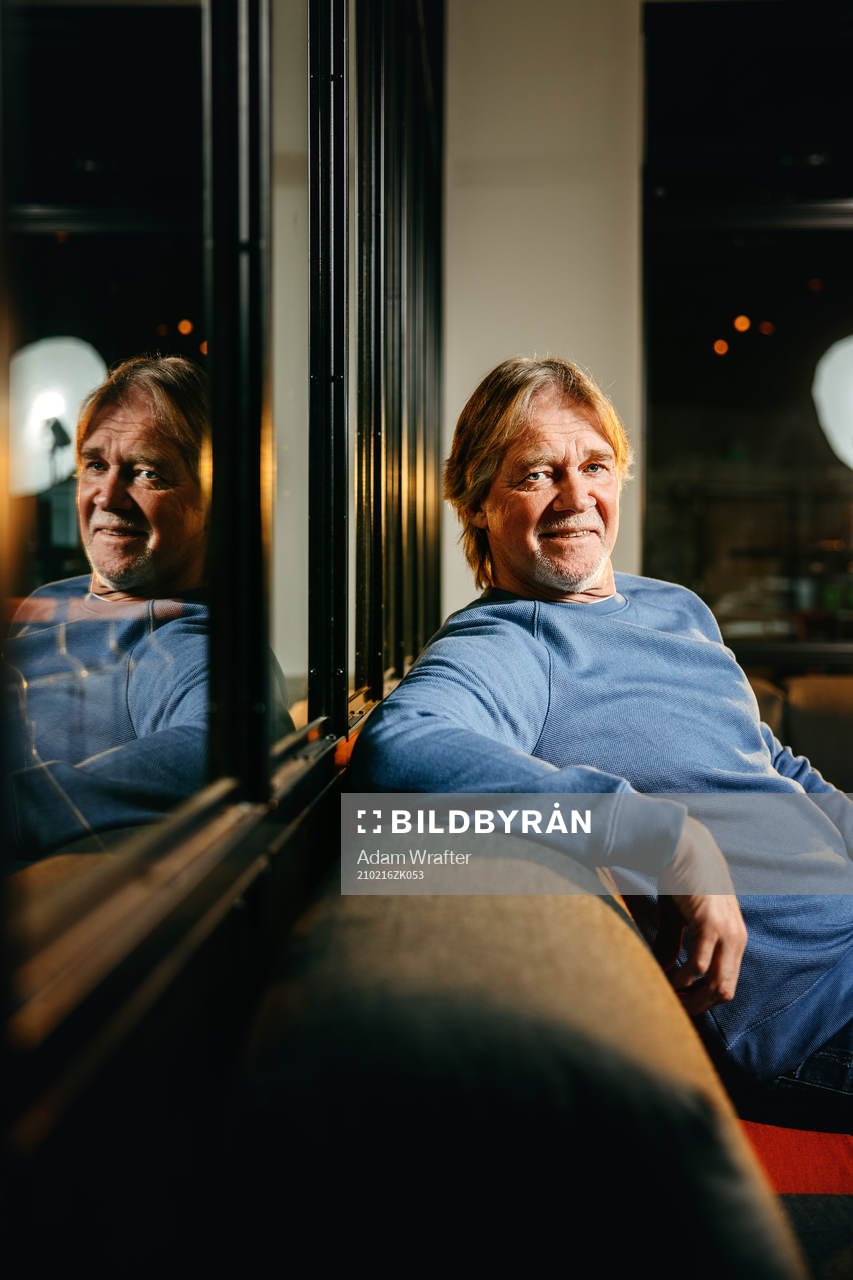 Glenn Strömberg poserar för ett porträtt den 16 februari 2021 i Stockholm. 