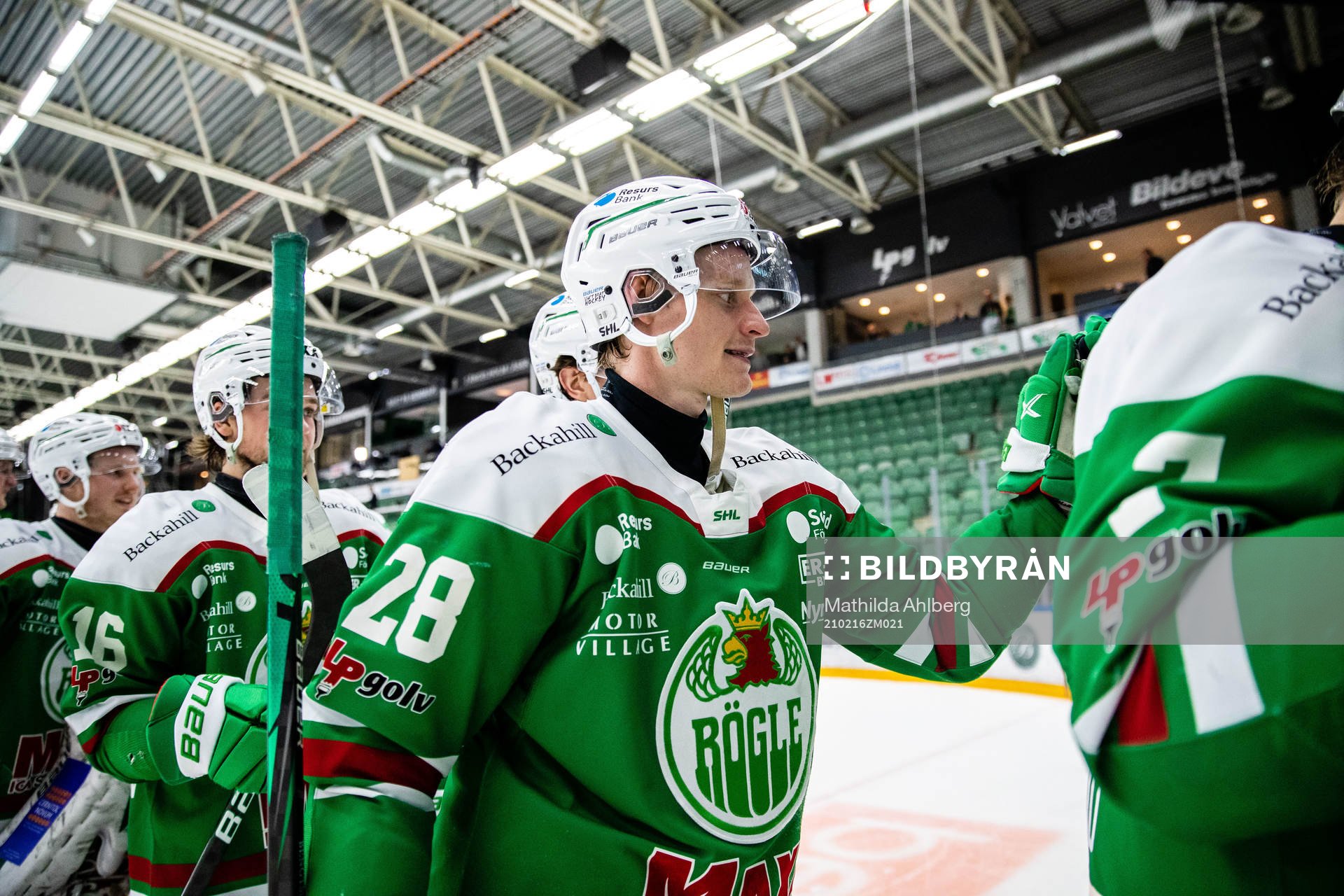 Rögles Anton Bengtsson jublar