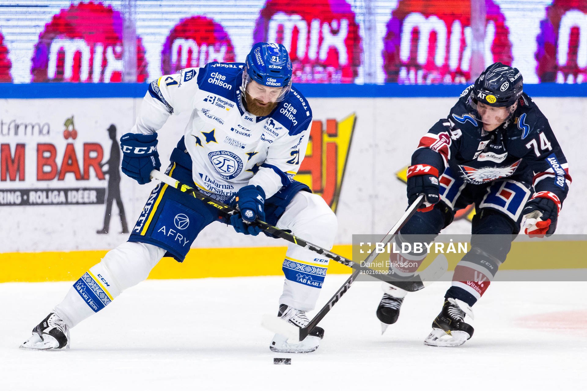 Leksands Mattias Ritola och Linköpings Petteri Nikkilä