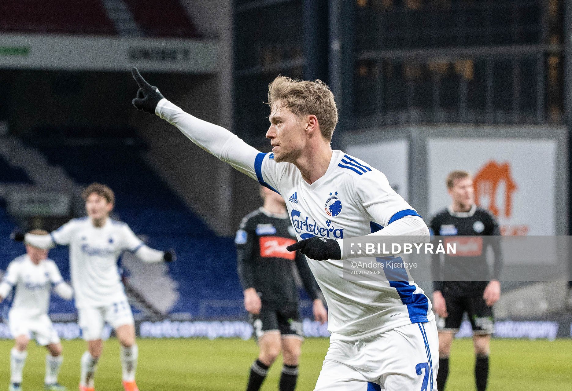[DK=20210215: Viktor Fischer (7), FC København, jubler