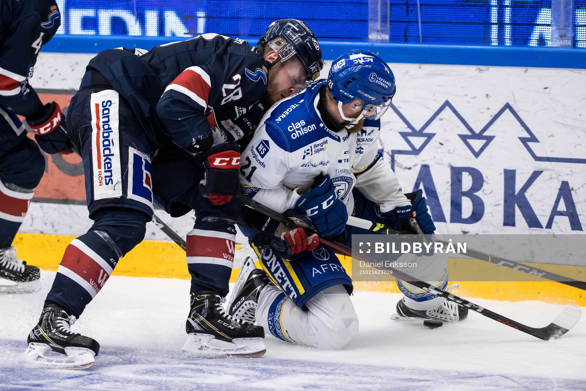 Linköpings Jaakko Rissanen och Leksands Mattias Ritola