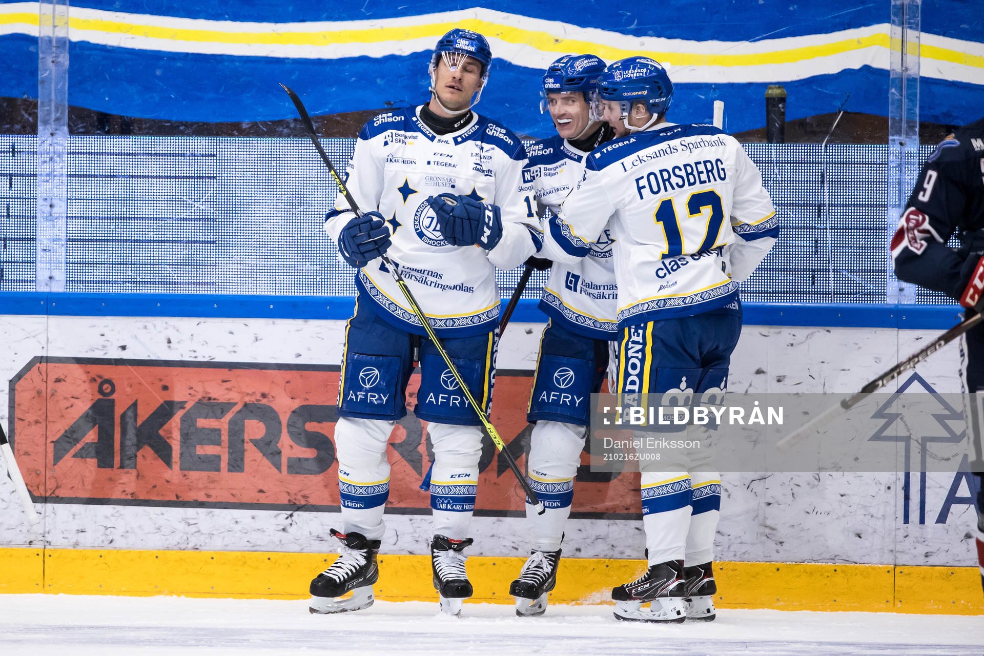 Leksands Fredrik Forsberg jublar