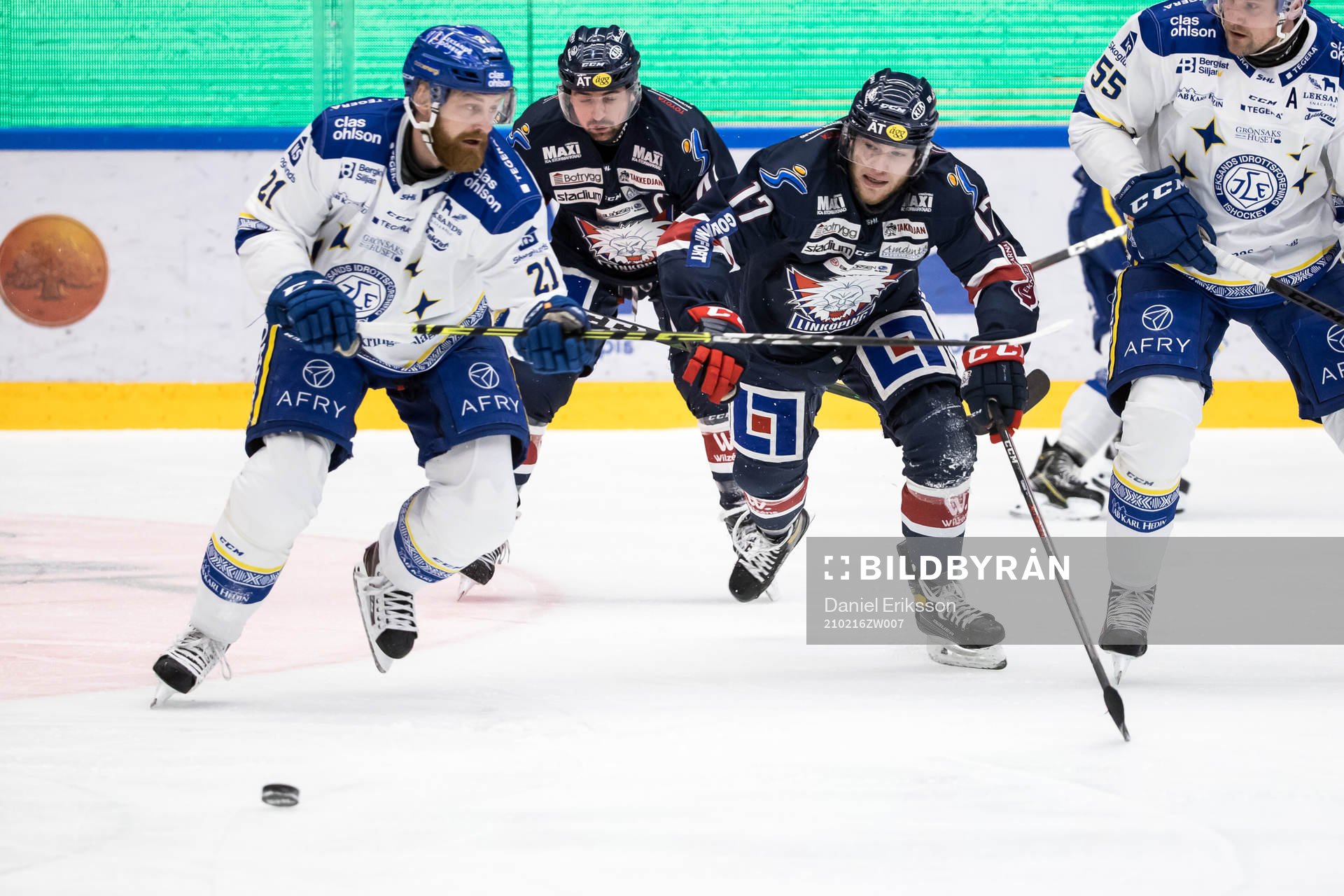 Leksands Mattias Ritola och Linköpings Niko Ojamäki