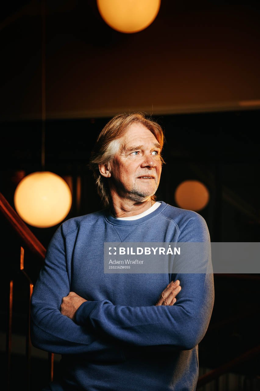 Glenn Strömberg poserar för ett porträtt den 16 februari 2021 i Stockholm. 