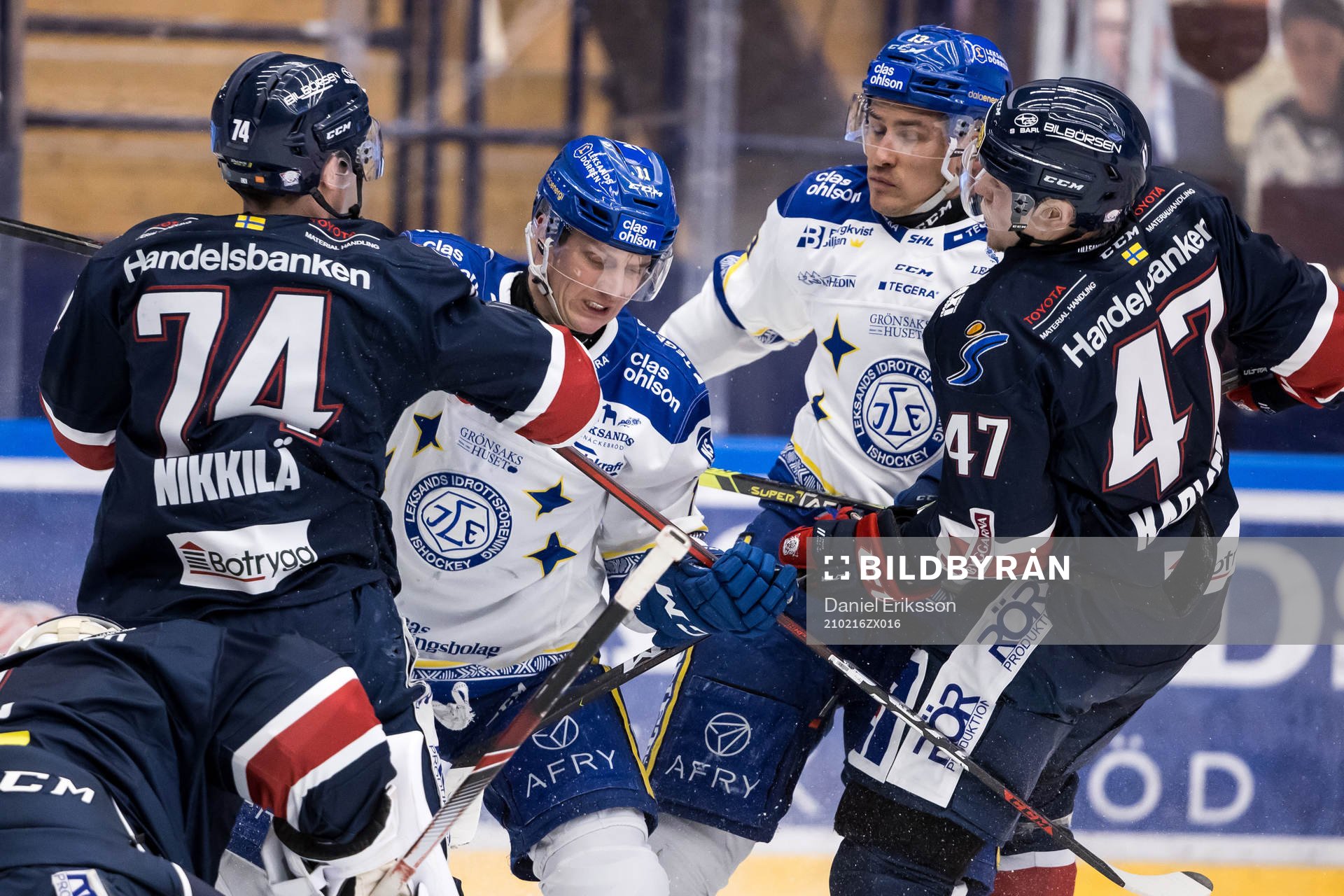 Linköpings Petteri Nikkilä och Leksands Martin Karlsson