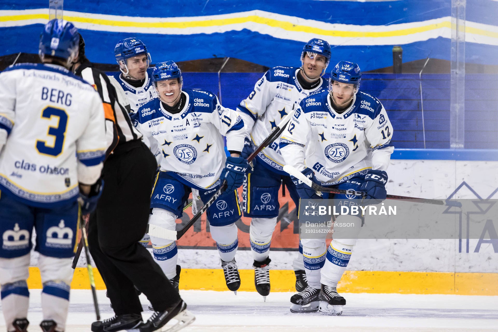 Leksands Fredrik Forsberg jublar