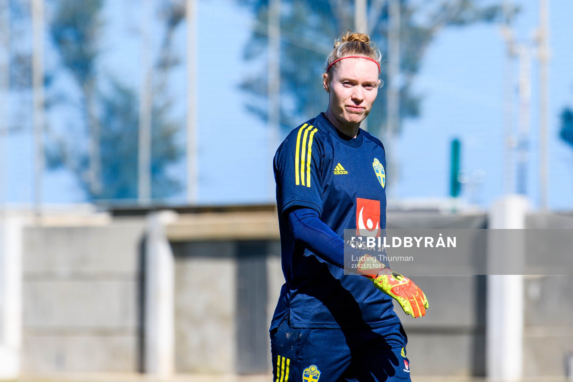 Goalkeeper Hedvig Lindahl