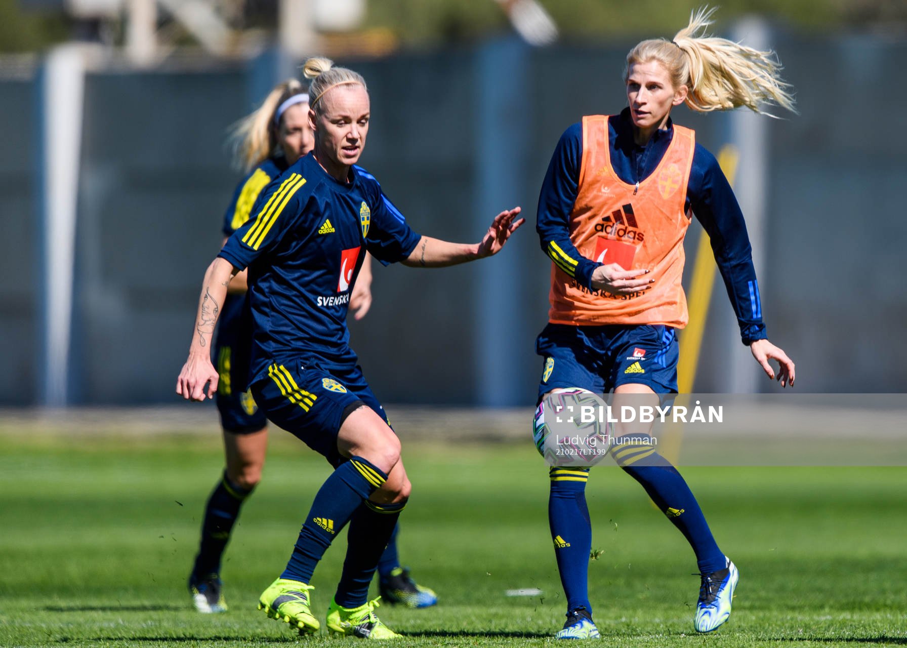 Caroline Seger and Sofia Jakobsson