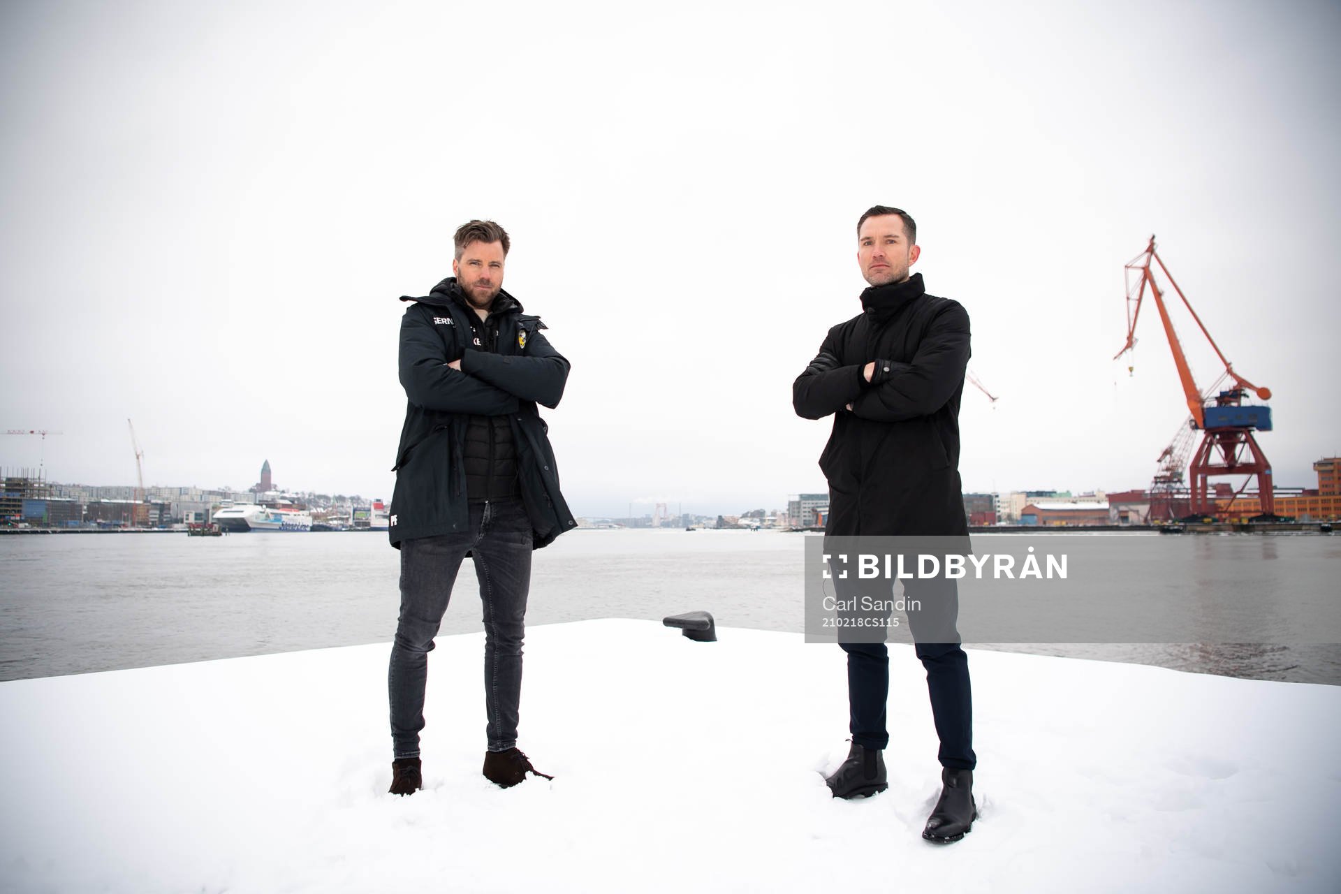 IFK Göteborgs sportchef Pontus Farnerud och Häckens