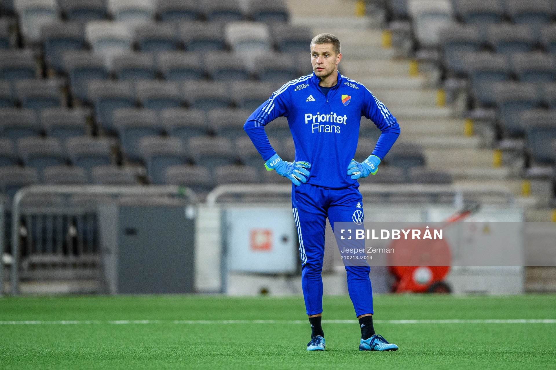 Djurgårdens målvakt Aleksandr Vasyutin