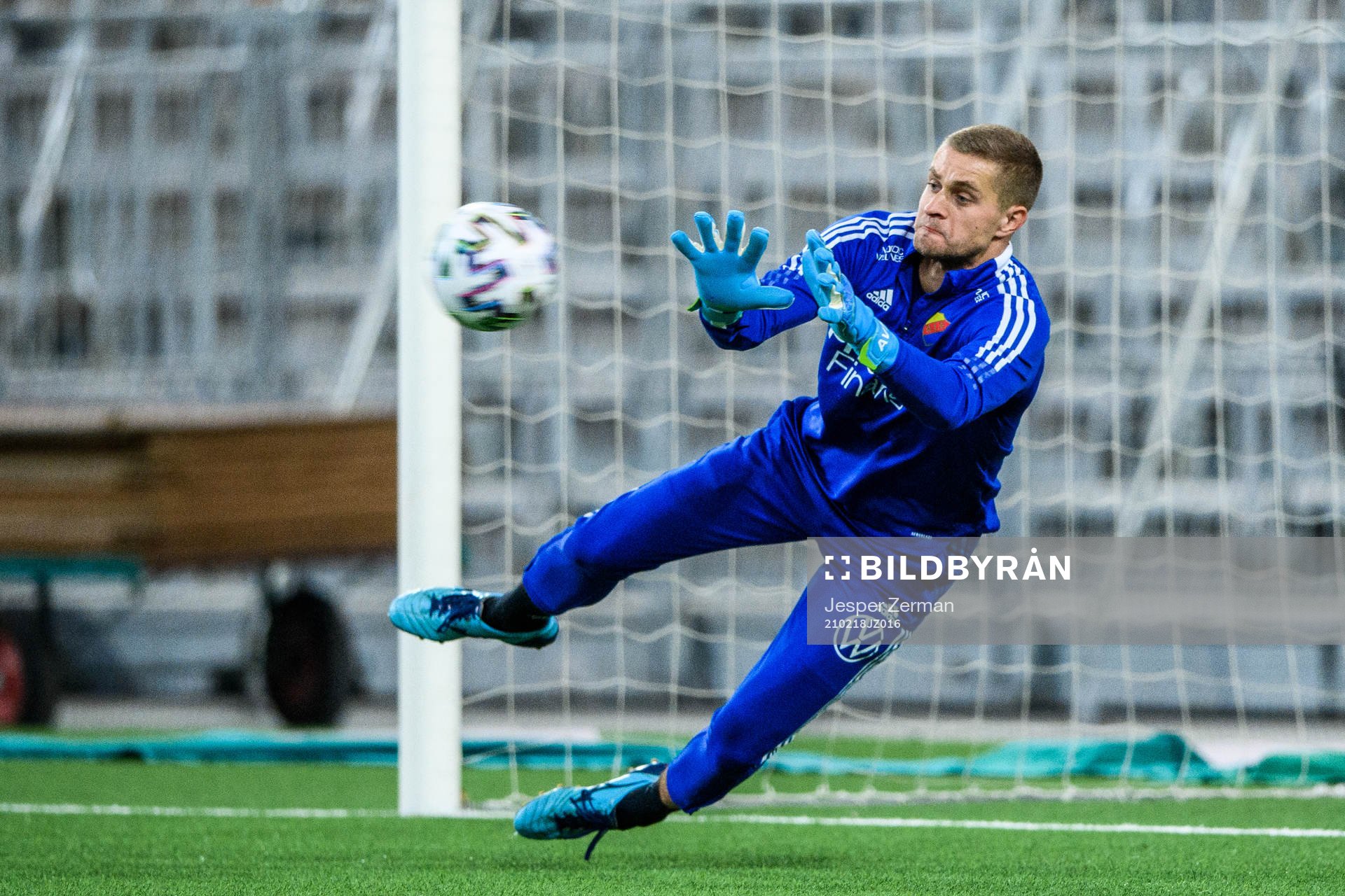 Djurgårdens målvakt Aleksandr Vasyutin
