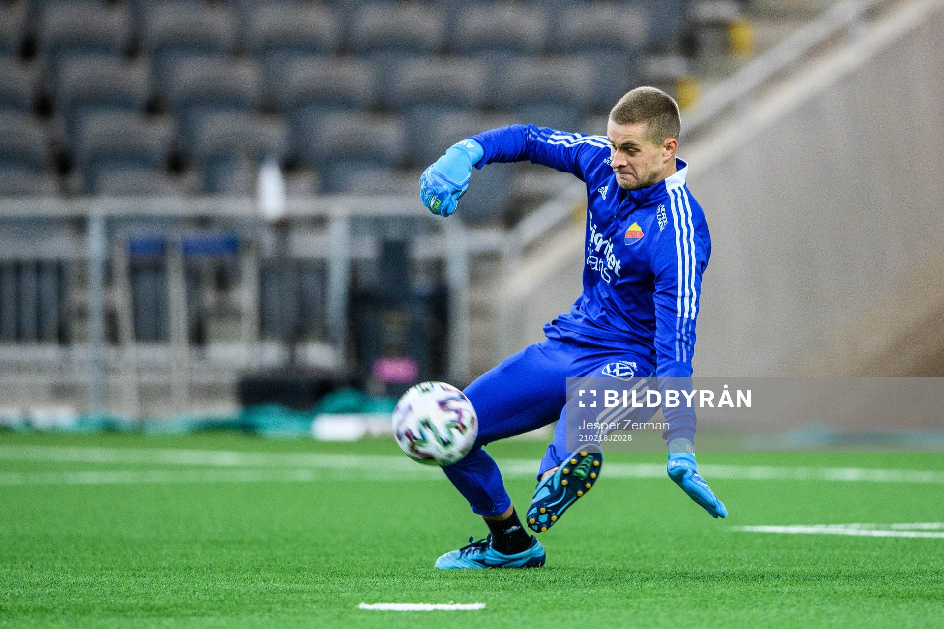 Djurgårdens målvakt Aleksandr Vasyutin