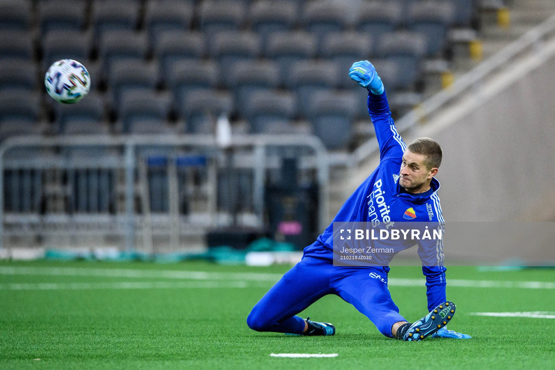 Djurgårdens målvakt Aleksandr Vasyutin