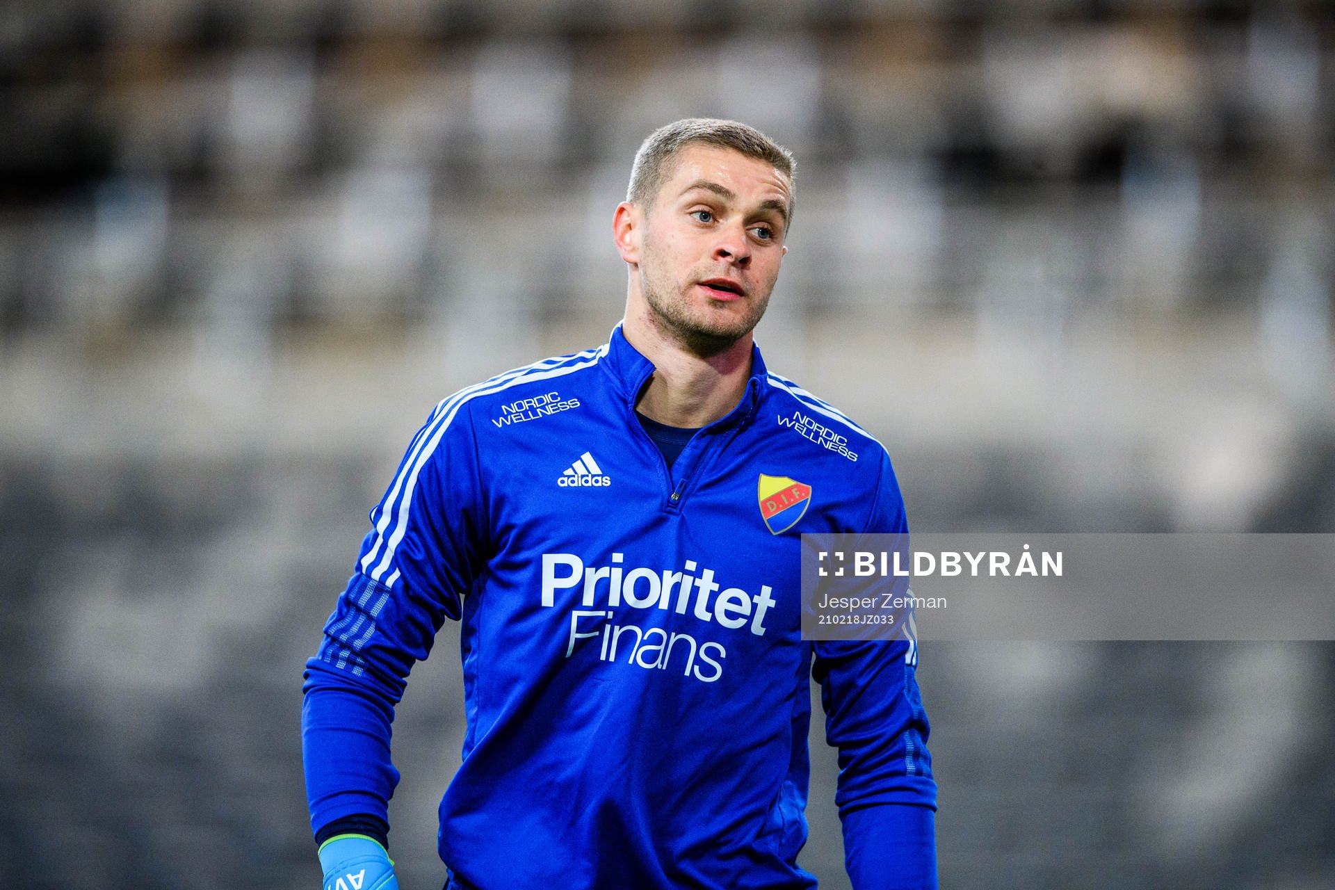 Djurgårdens målvakt Aleksandr Vasyutin