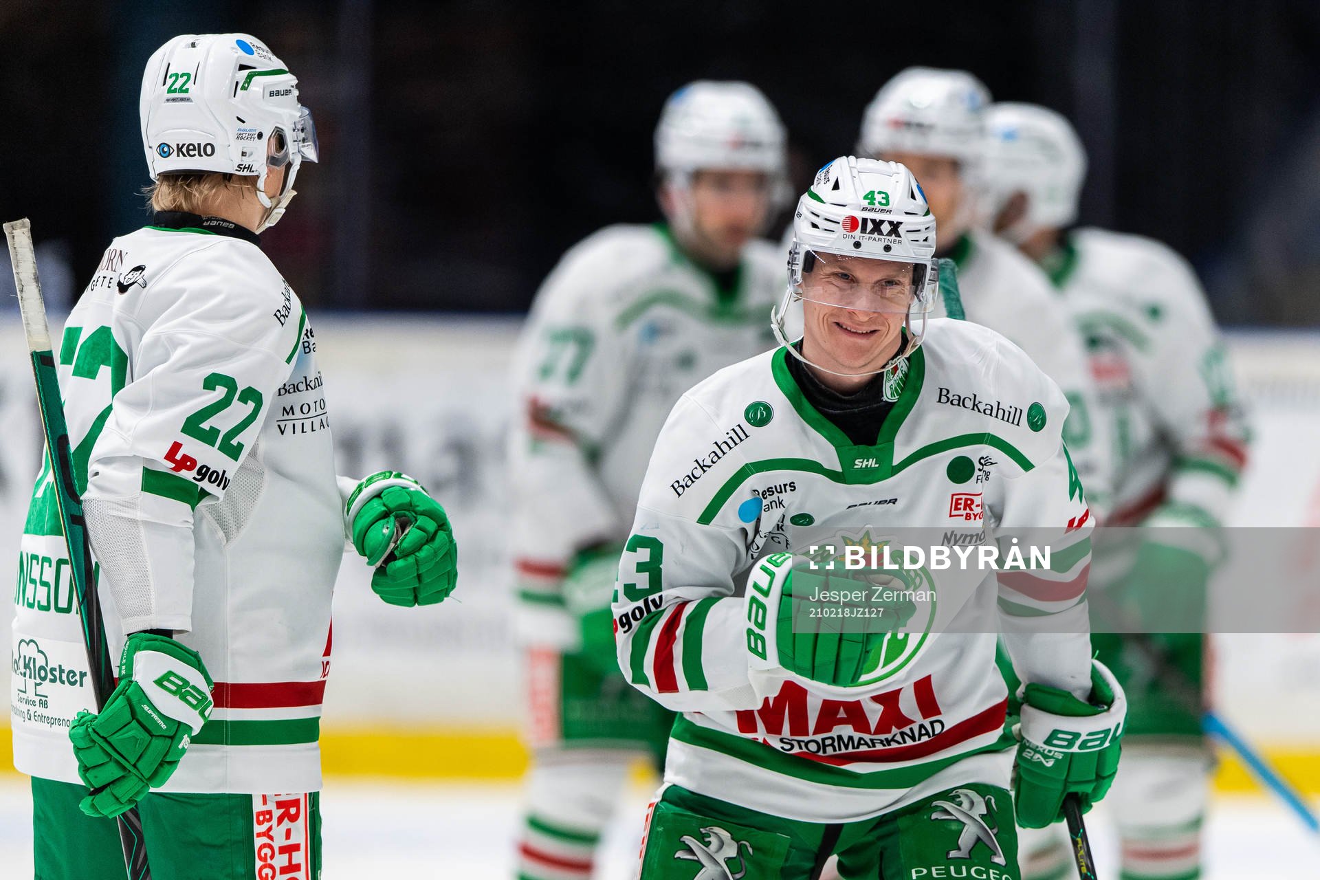 Rögles Olli Palola jublar