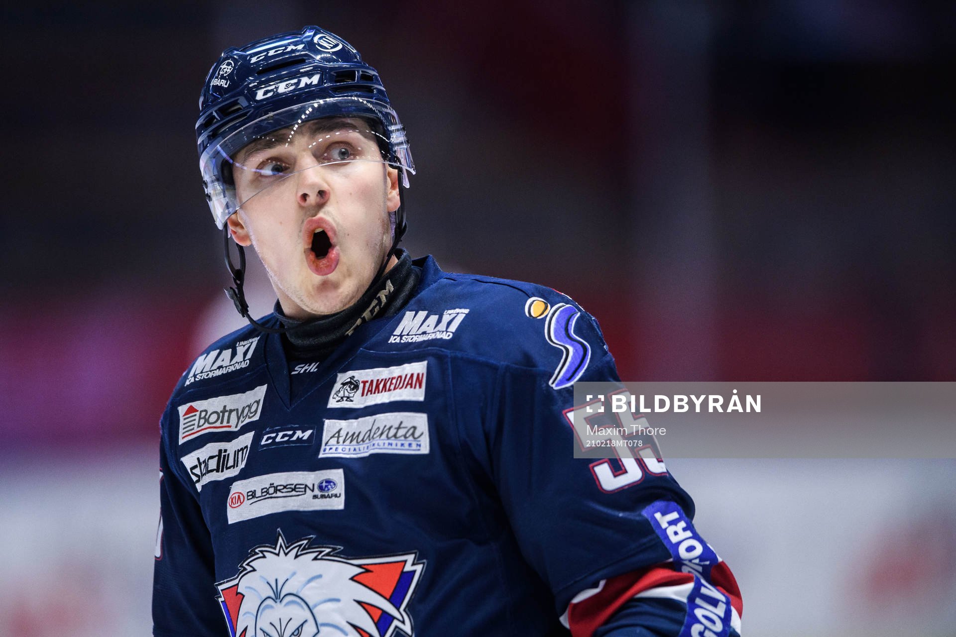 Linköpings Max Lindroth jublar